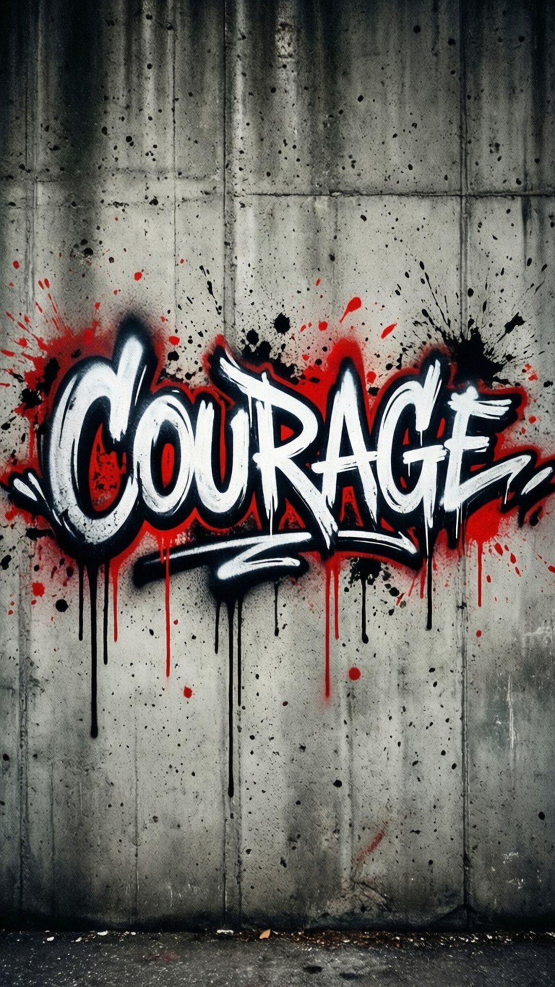 Graffiti Can Đảm Hình nền