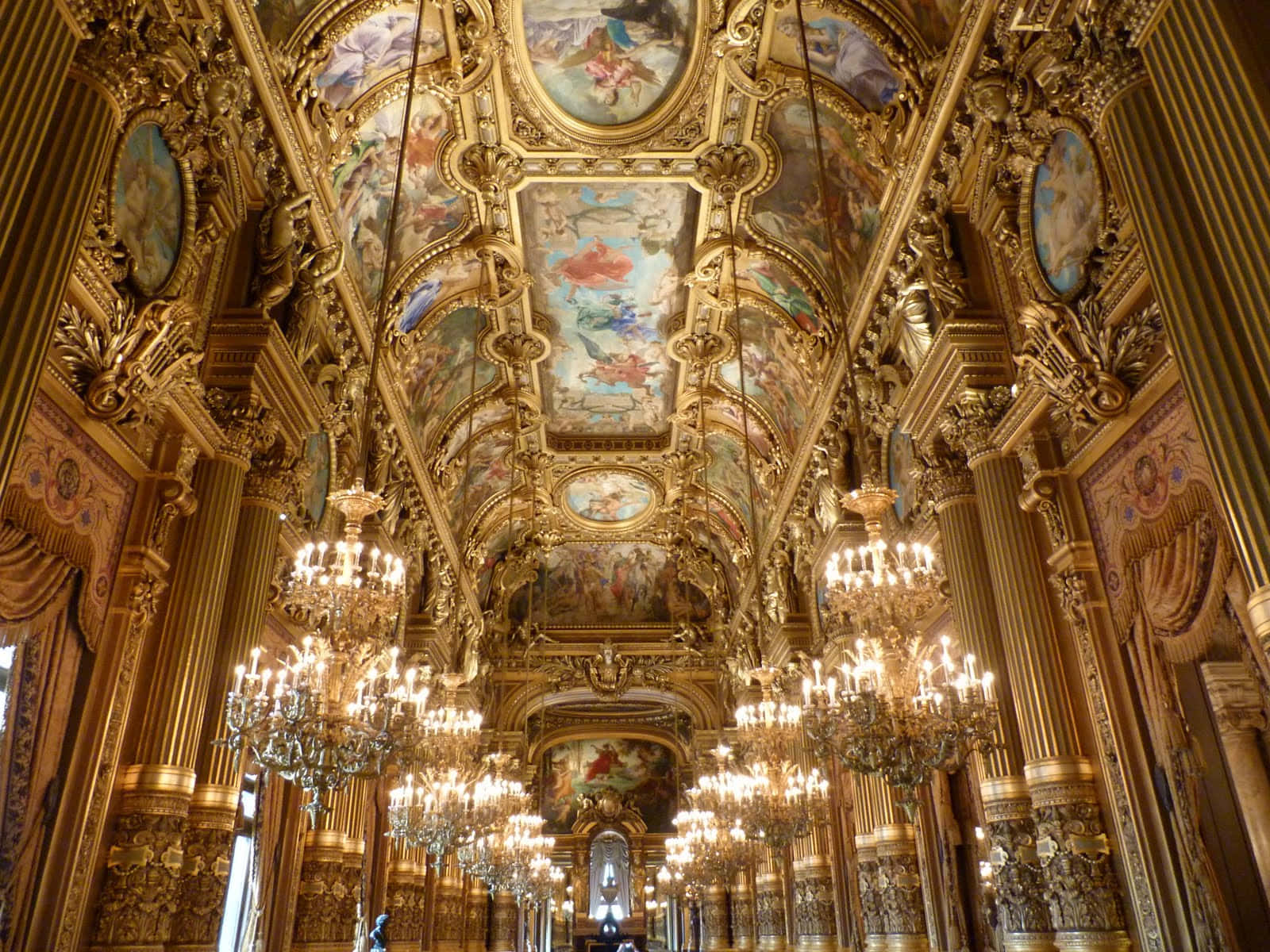 Grand Foyer của Nhà hát Opera Paris Hình nền
