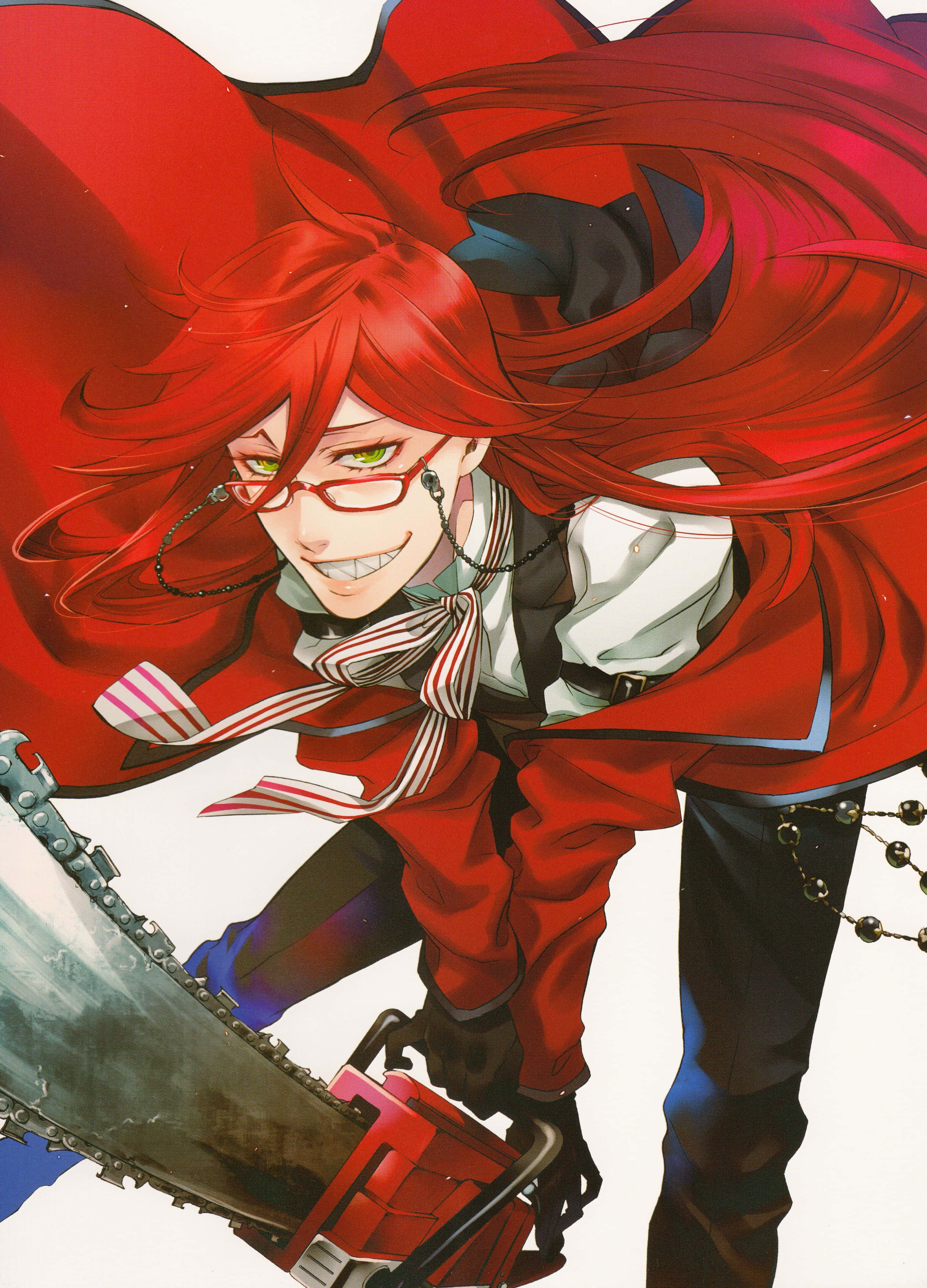 Grell Sutcliff tạo dáng trong hình nền tuyệt đẹp Hình nền