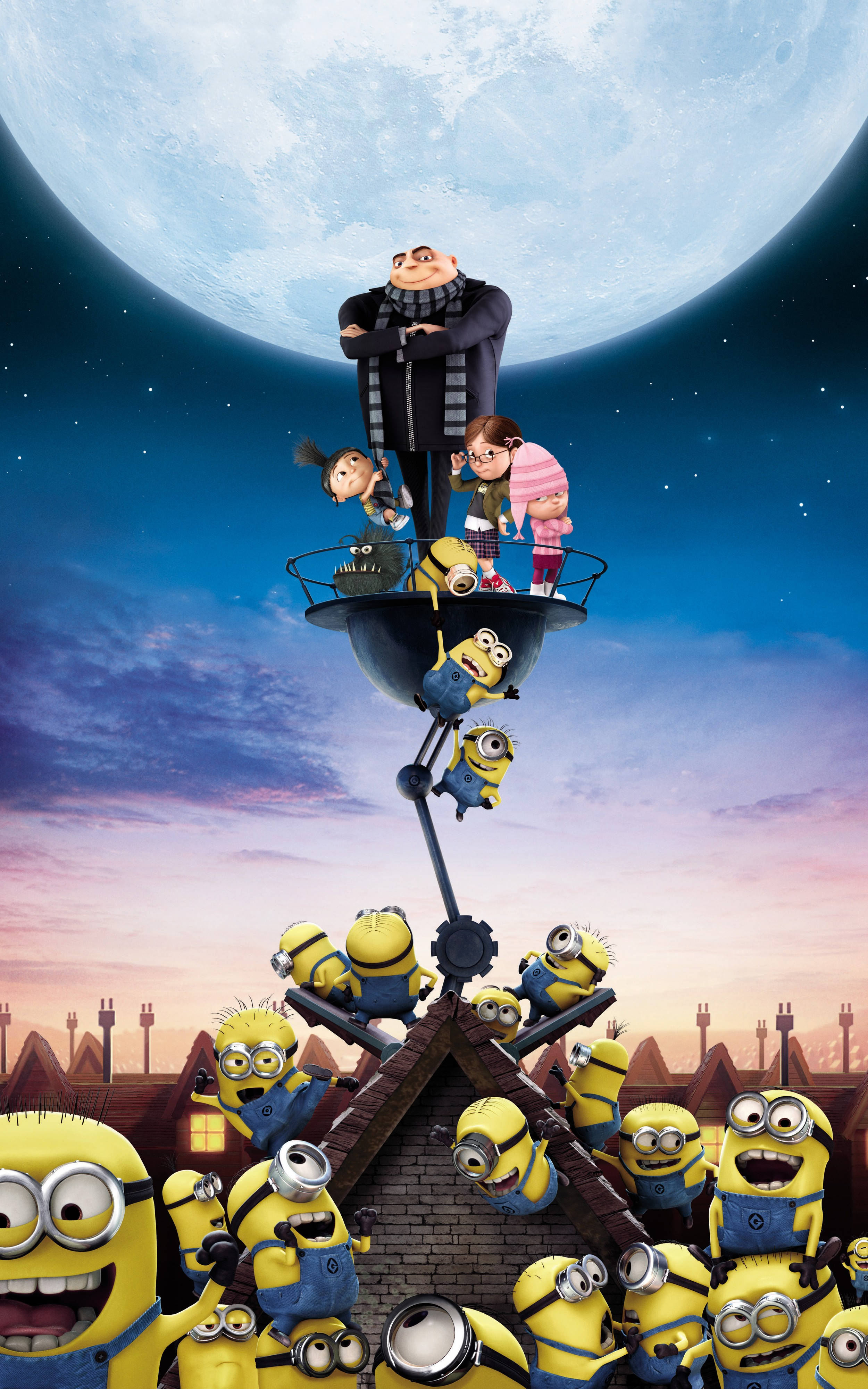 Gru Các Cô Gái Và Minions Hình nền