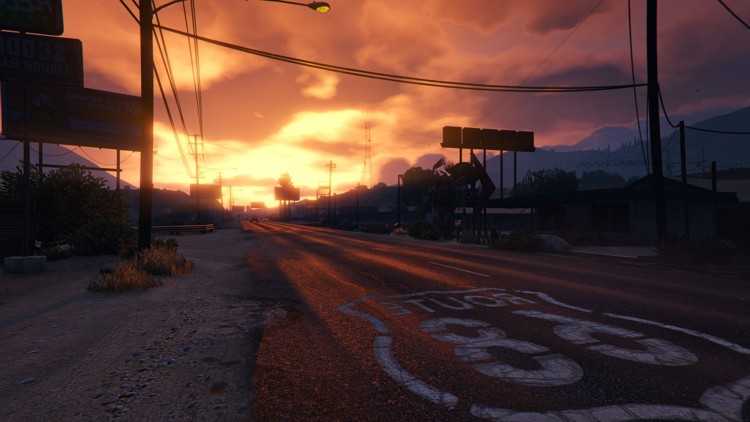 GTA 5 2560x1440 Đường 68 Hình nền