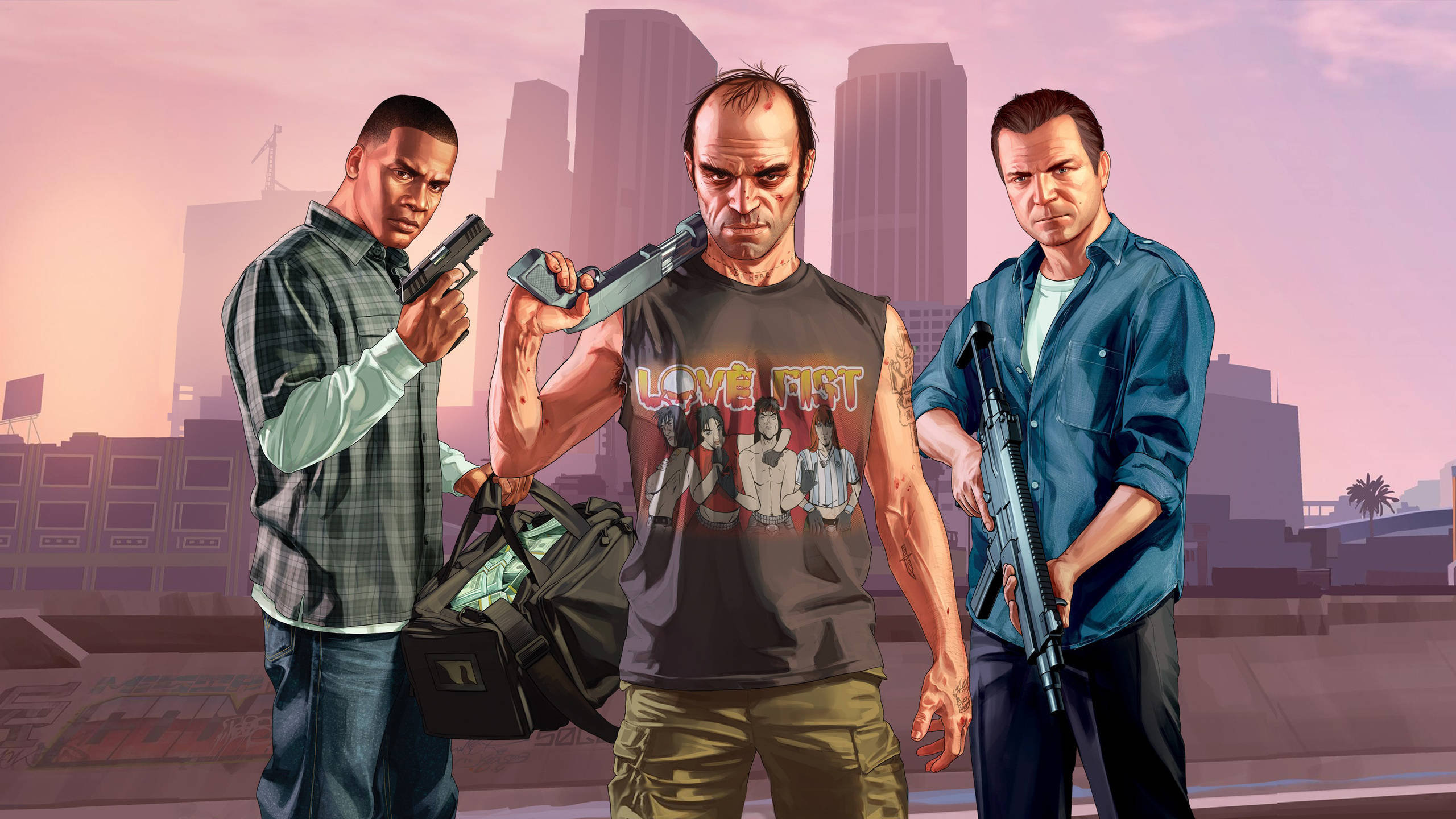 GTA 5 2560x1440 Nhân Vật Cực Chất Hình nền