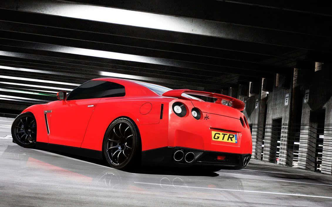 GTR R35 màu đỏ Hình nền