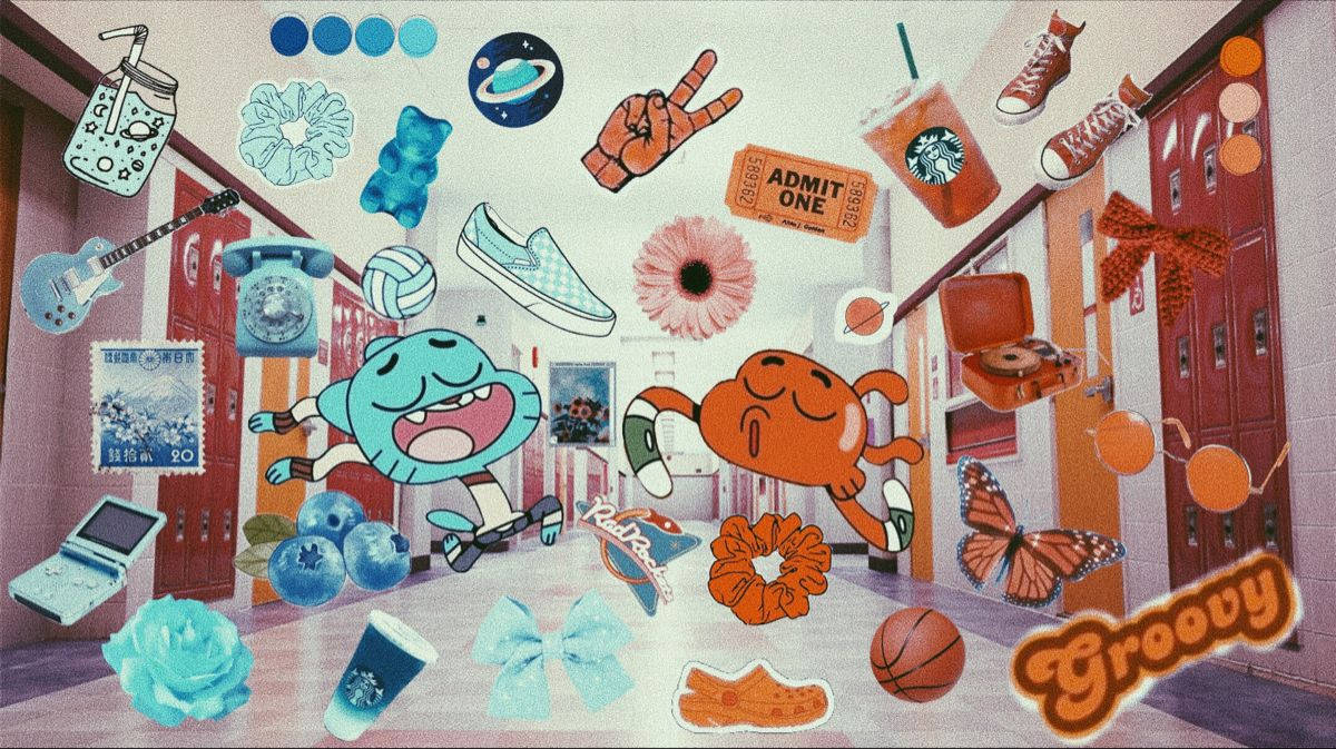 Gumball Darwin Sticker Aesthetic Hình nền