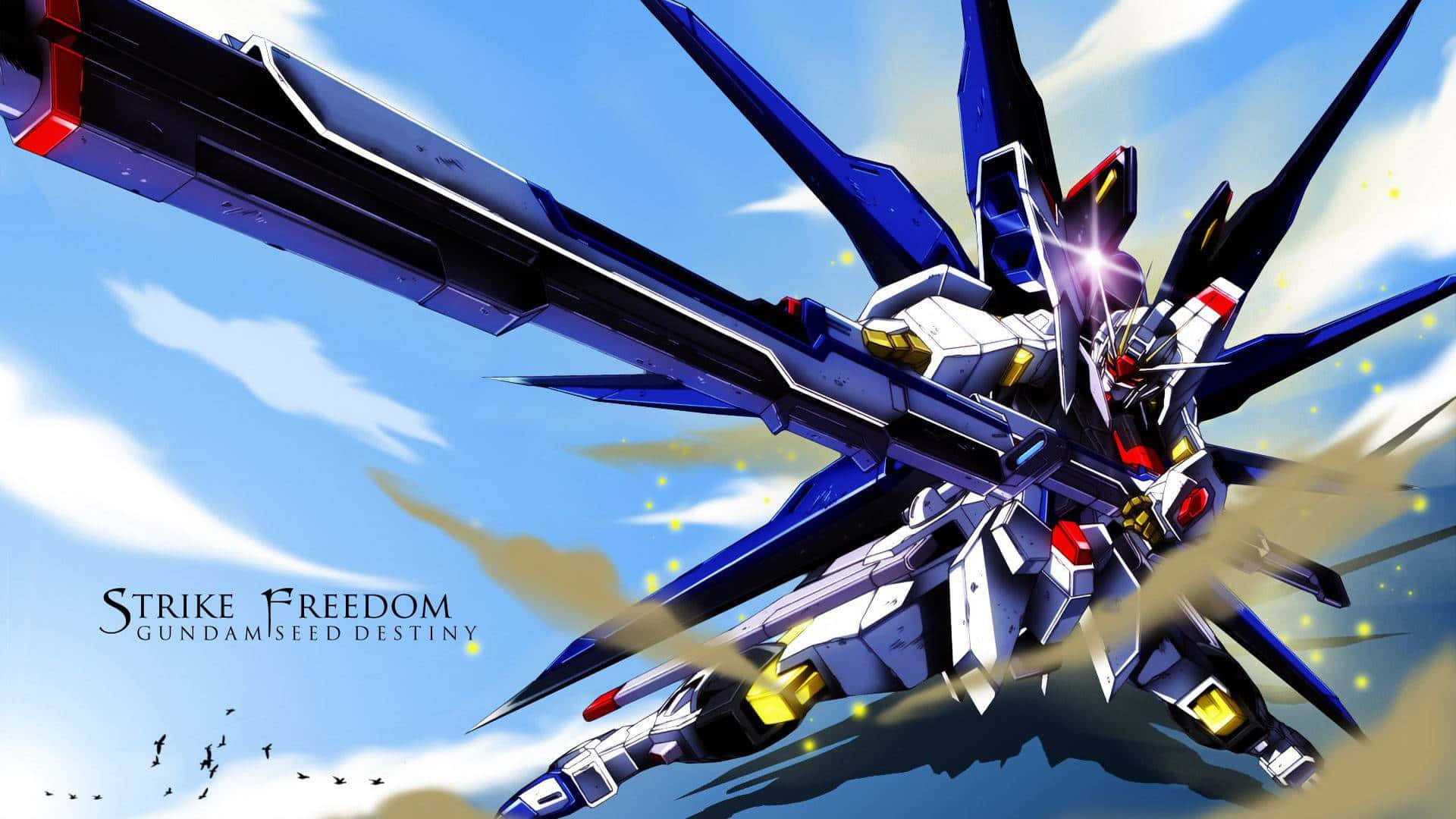 Gundam Desktop Xanh Trắng Hình nền