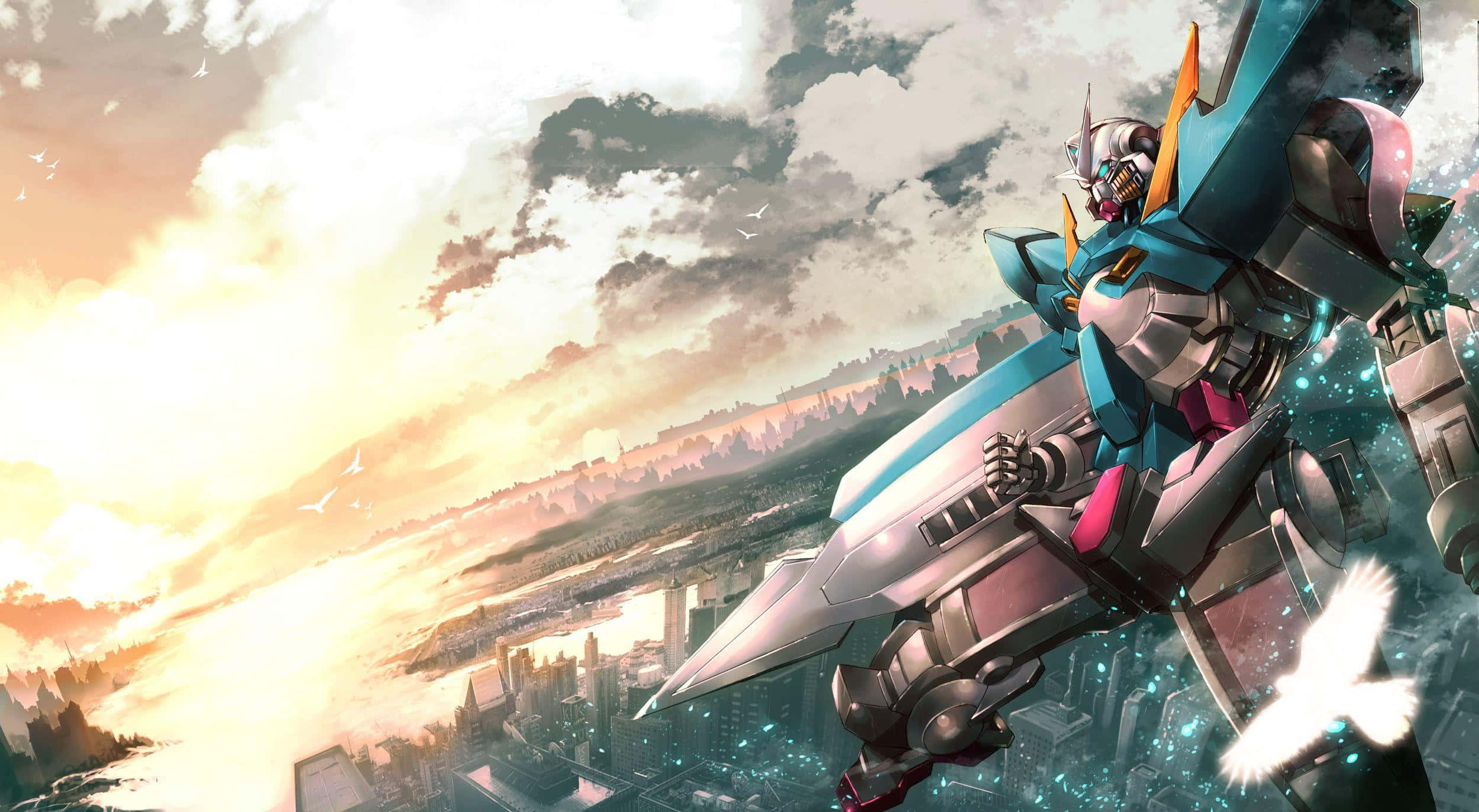 Gundam Xanh Ngọc Cho Máy Tính Hình nền
