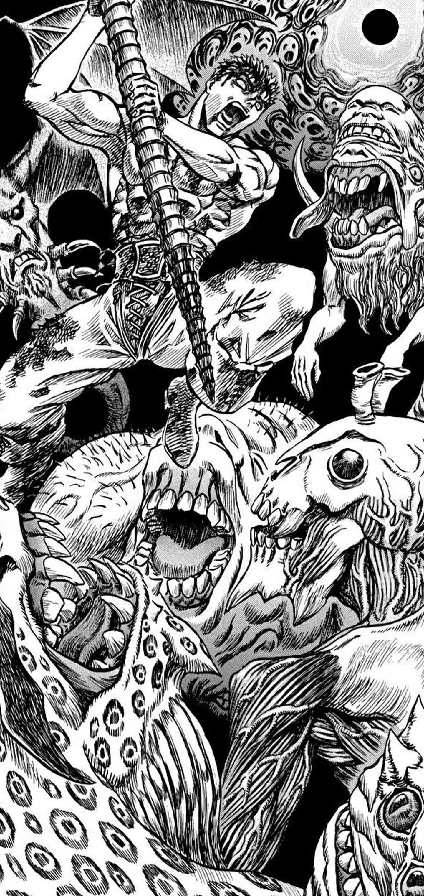 "Guts, Chiến binh Kiếm đen của Manga Berserk" Hình nền