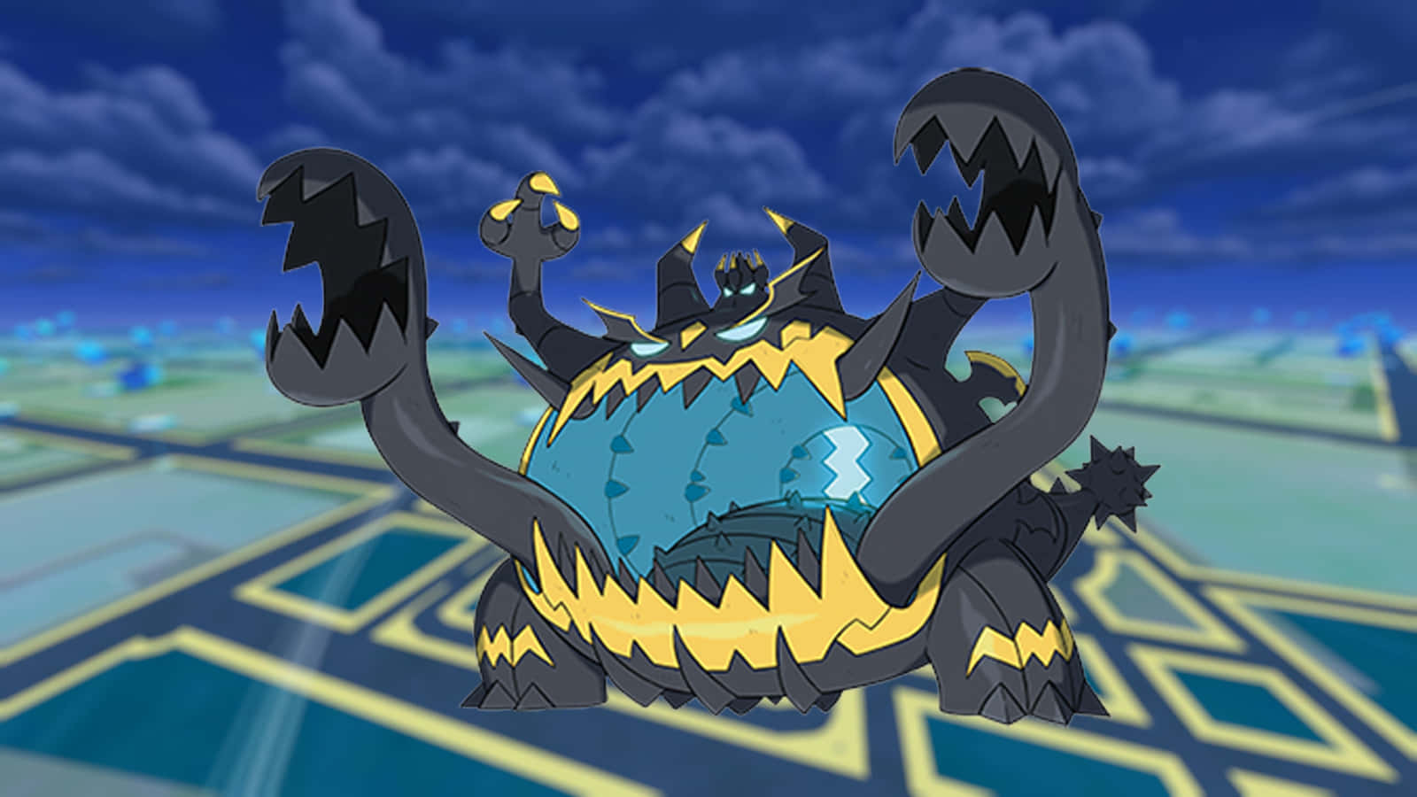 Guzzlord Pokemon Go Bầu Trời Đêm Hình nền