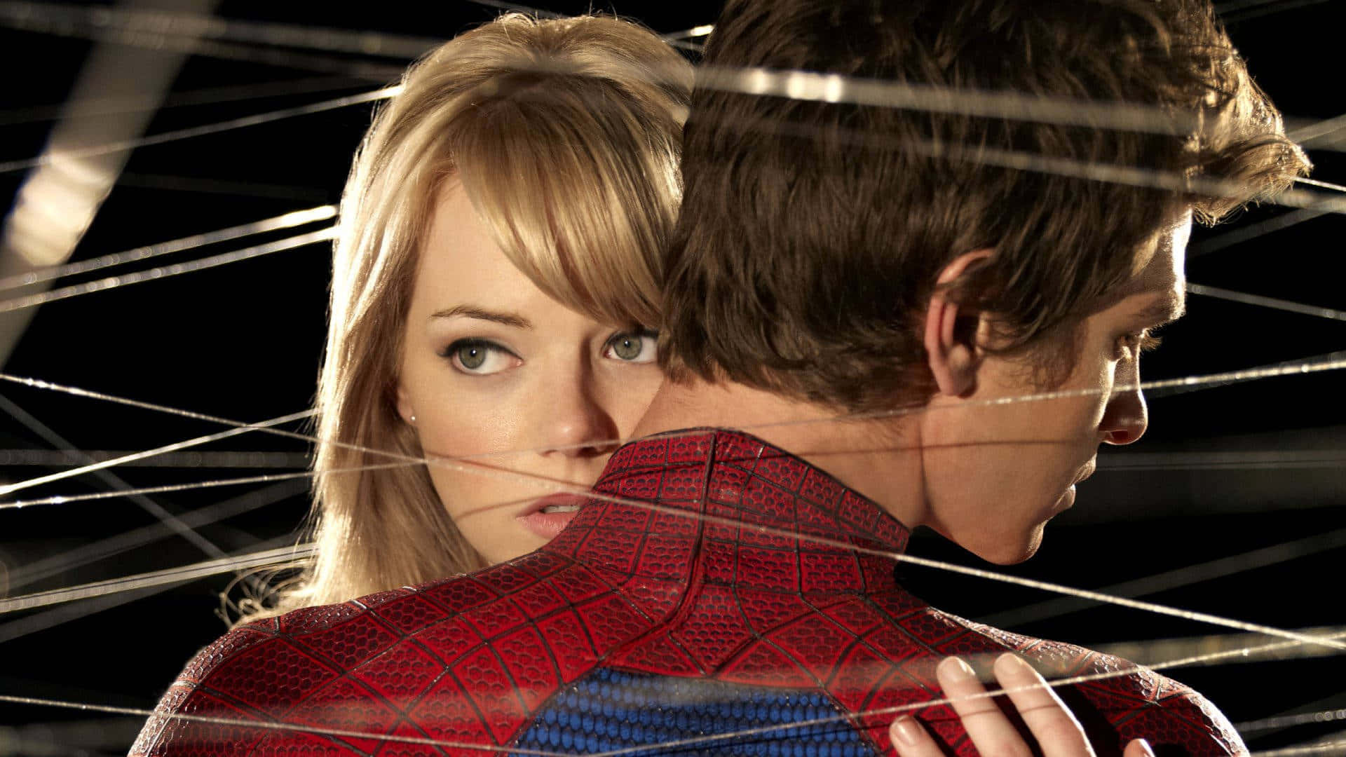Gwen Stacy và Người Nhện Andrew Garfield trong The Amazing Spider-Man 2 Hình nền