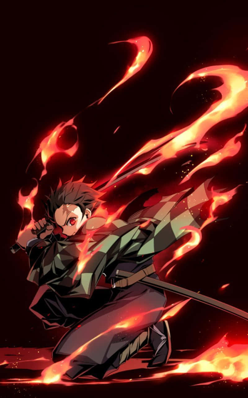 Hạ gục đối thủ dễ dàng khi chơi Demon Slayer trên iPad. Hình nền
