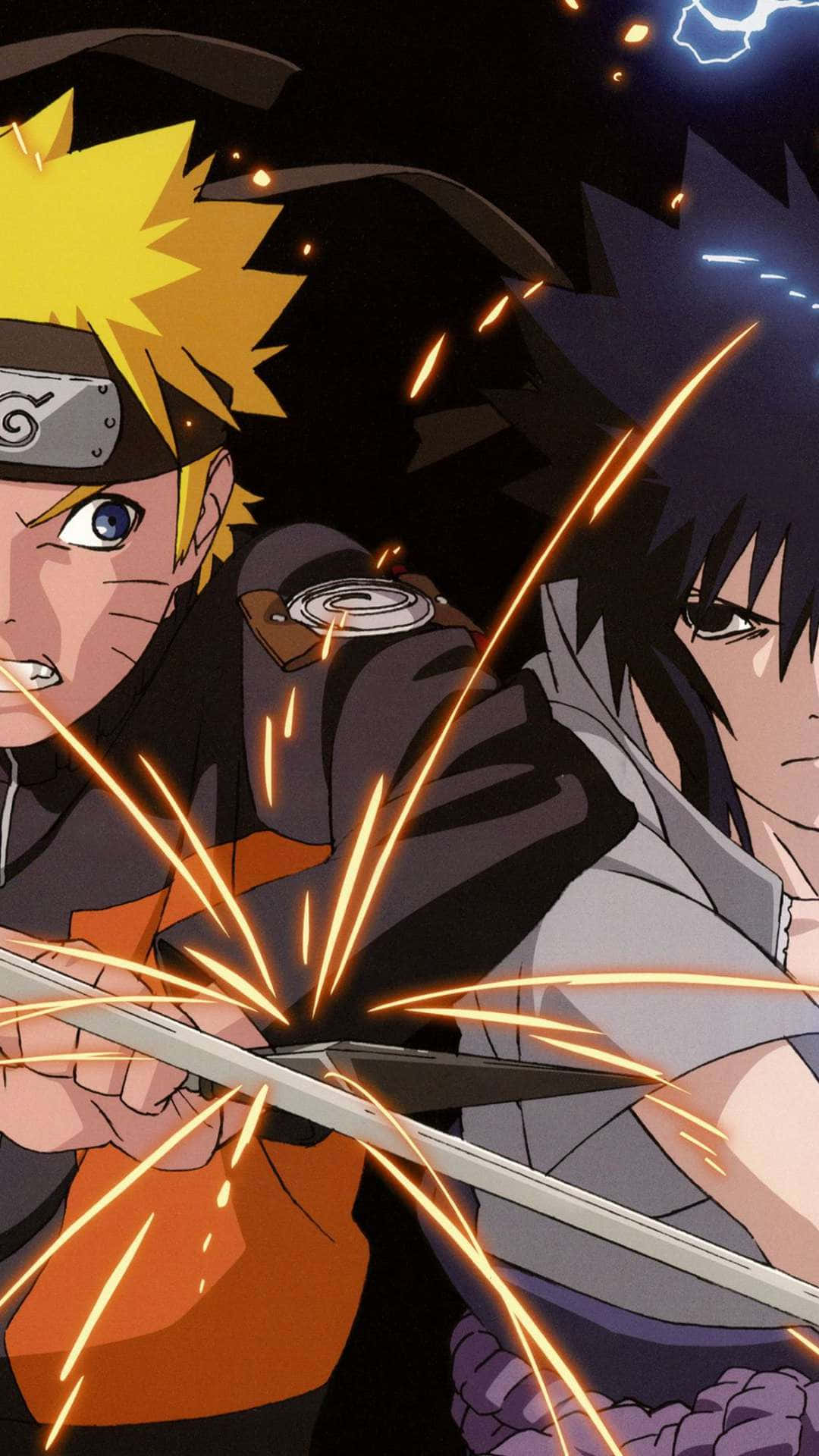 Hai chiến binh sẵn sàng chiến đấu trong trận đấu anime kịch tính Hình nền