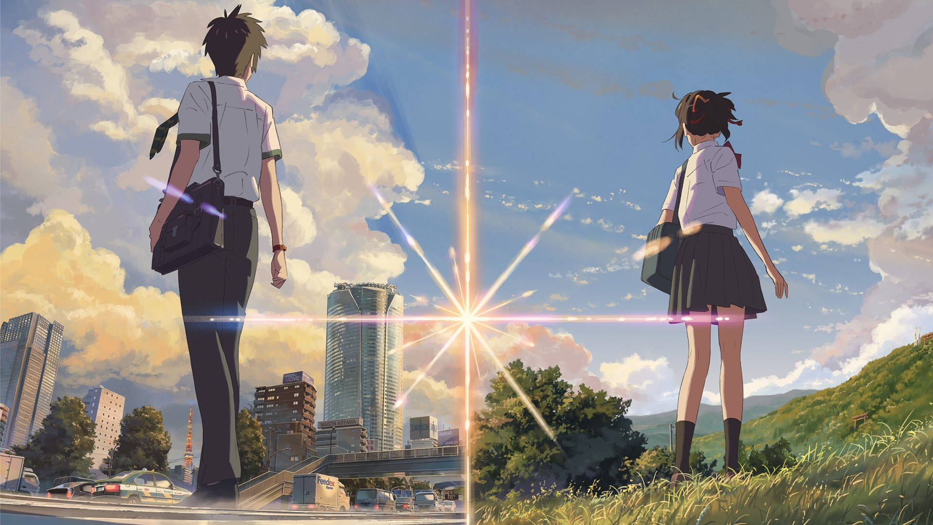Hai Thế Giới Anime Your Name 2016 Hình nền