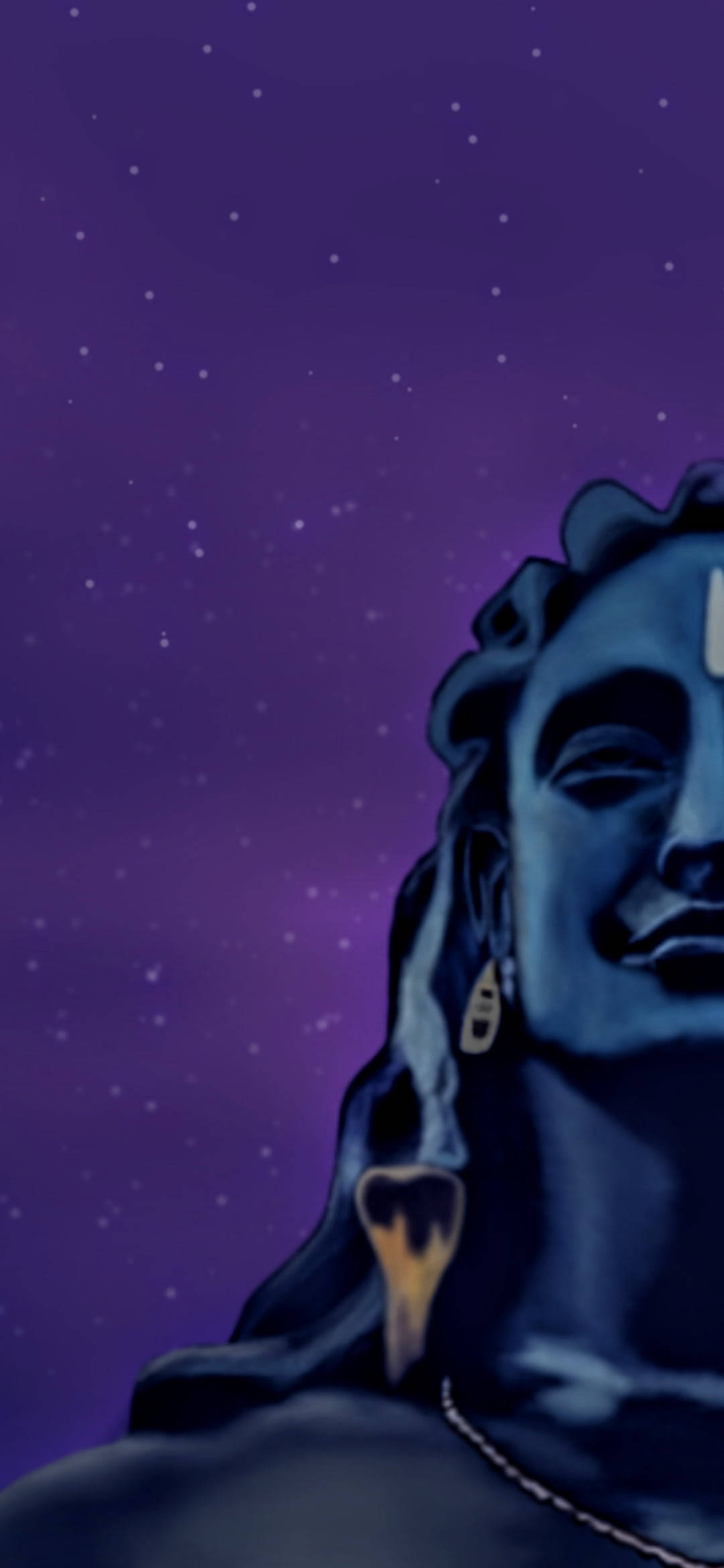 Half-Portrait Artwork Adiyogi Shiva Hình nền