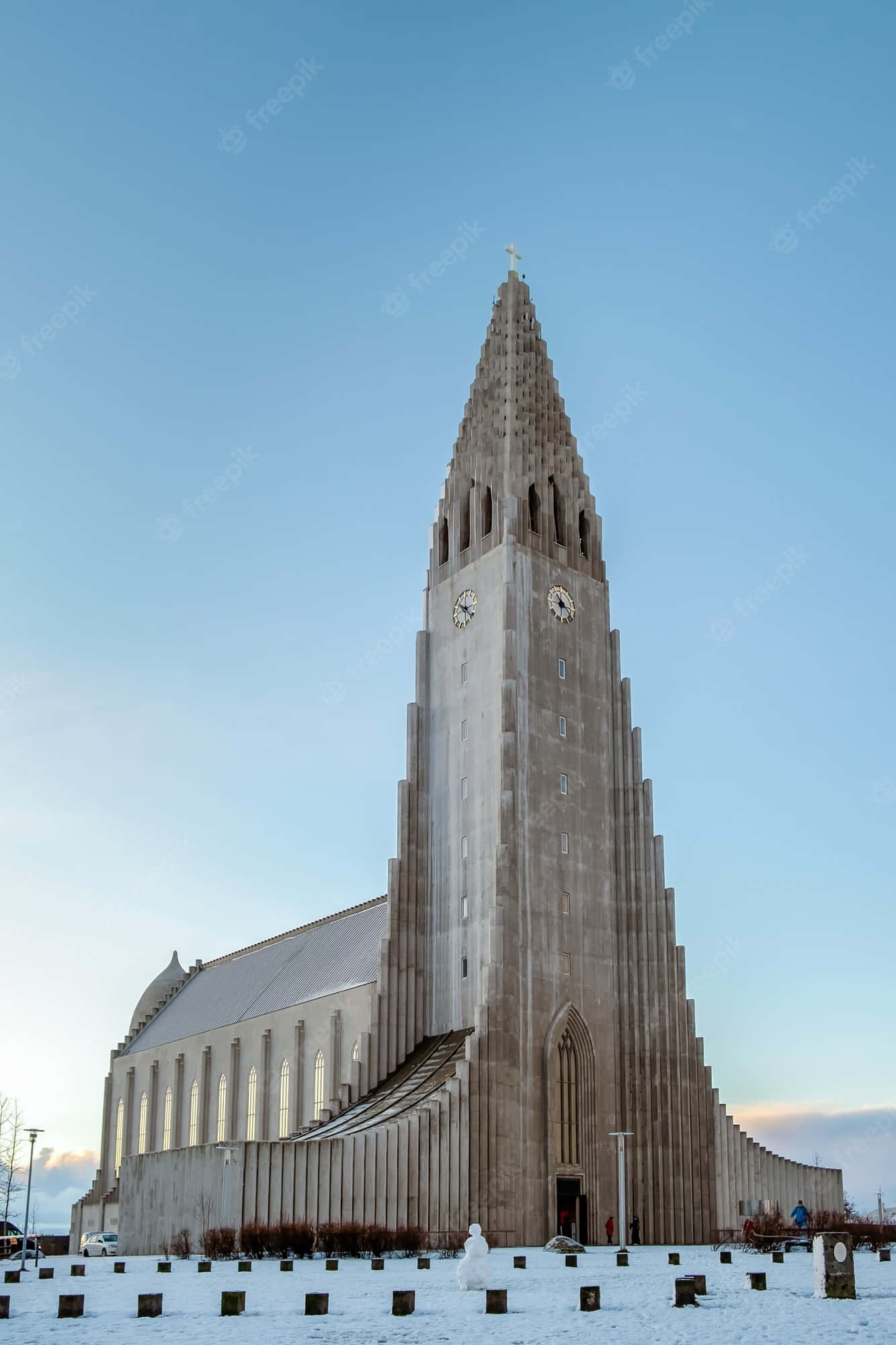 Hallgrímskirkja Ở Trung Tâm Hình nền