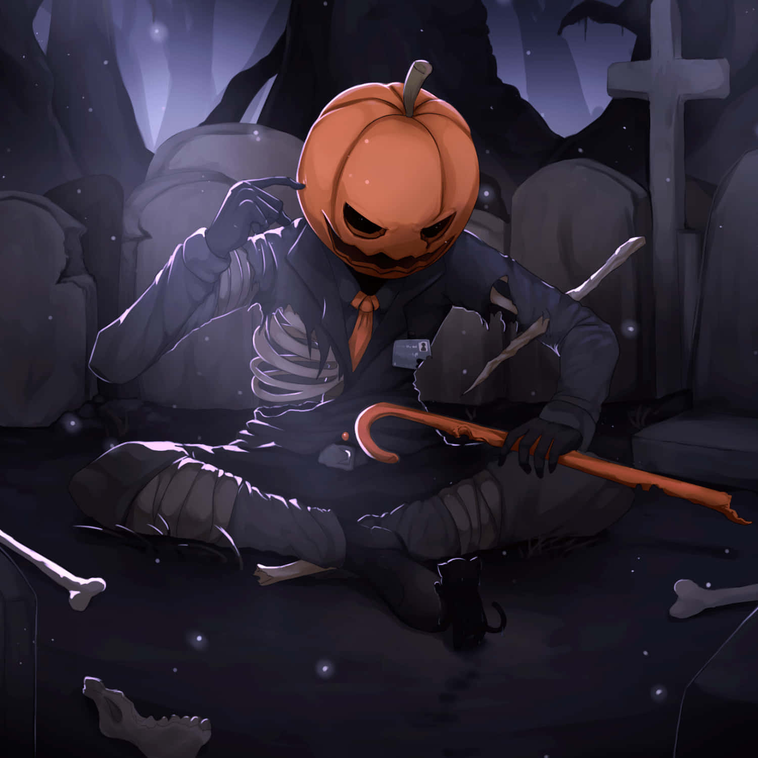 Halloween Bí Ngô Anime PFP Thẩm Mỹ Hình nền