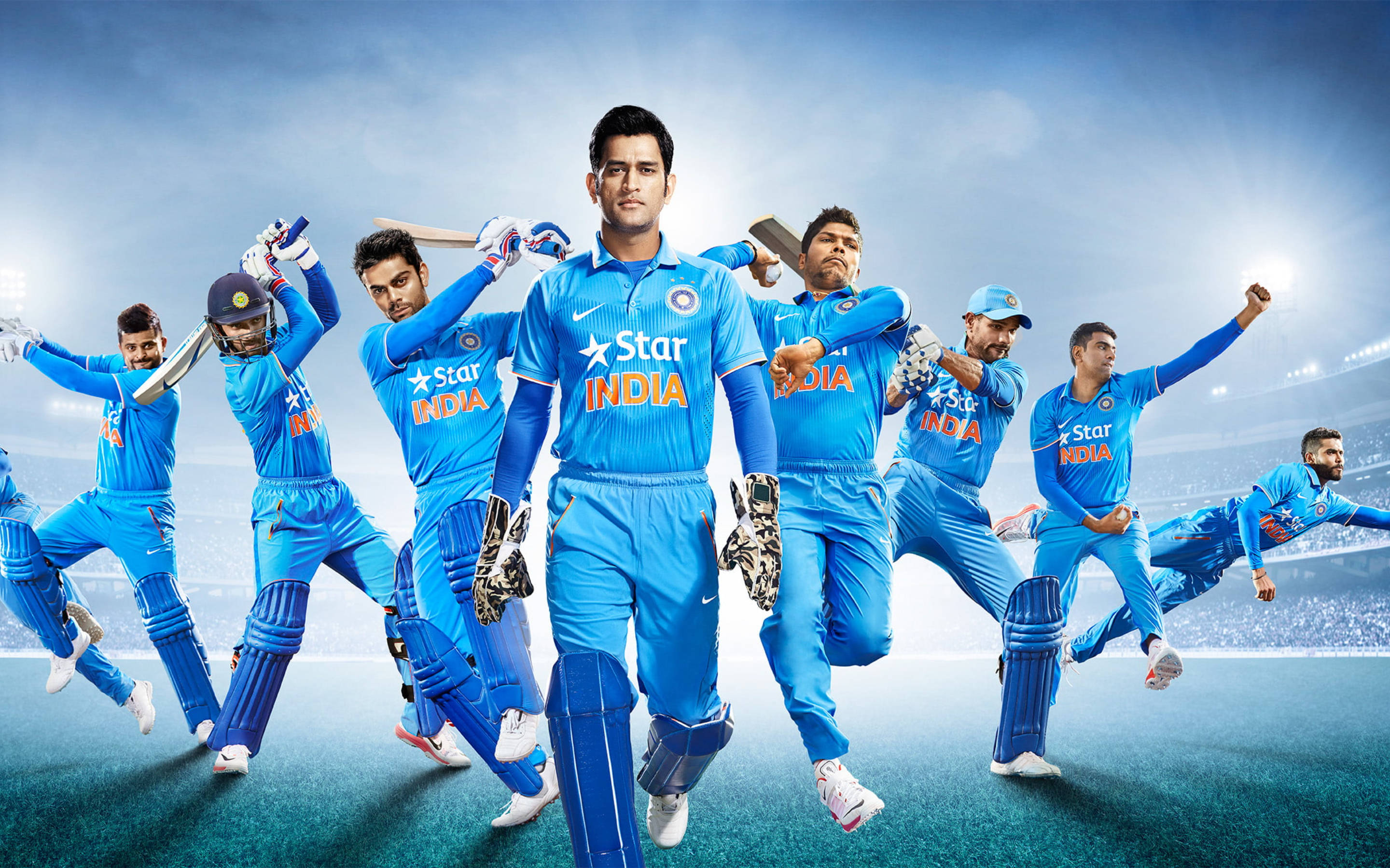 Hành động quảng bá đội tuyển cricket Ấn Độ Hình nền