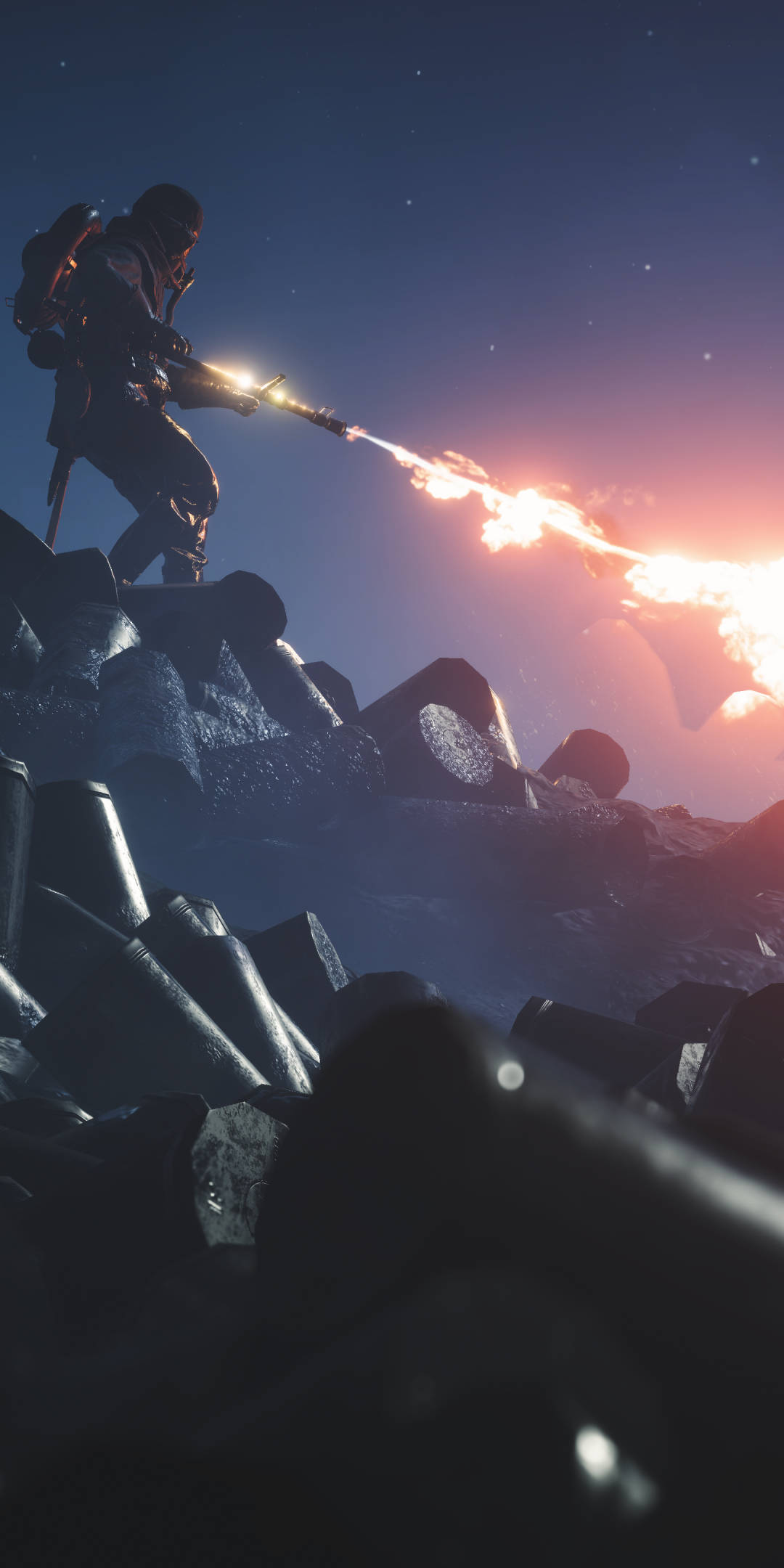 Hành động kịch tính với Lính phun lửa Battlefield 1 trên điện thoại của bạn. Hình nền