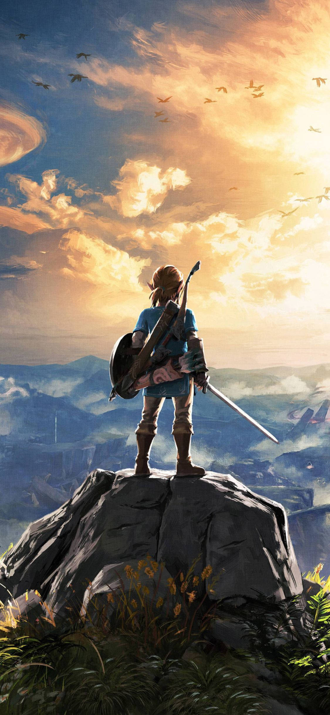 Hành trình cùng Link qua Hyrule trong The Legend of Zelda: Breath of the Wild Hình nền