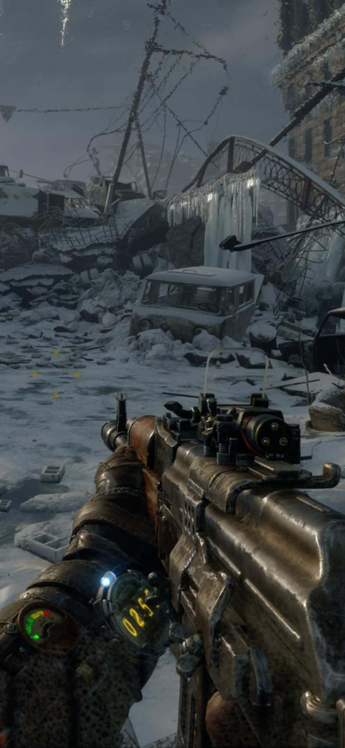 Hành trình vào sâu thẳm cùng iPhone X và Metro Exodus Hình nền