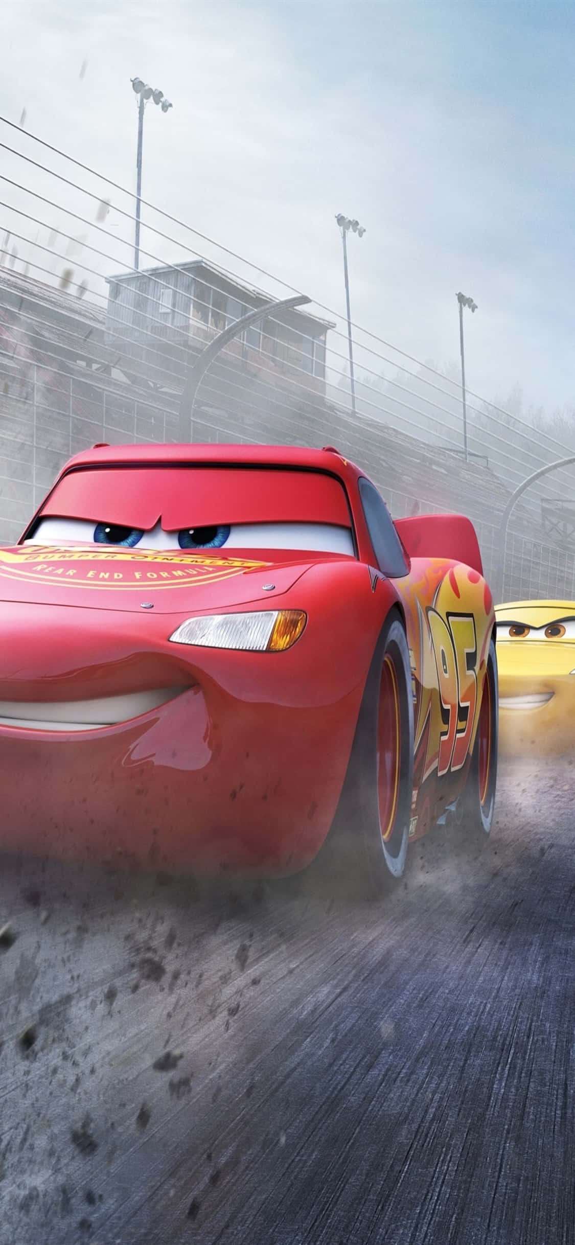 Happy Racing McQueen iPhone X Cars Background Hình nền