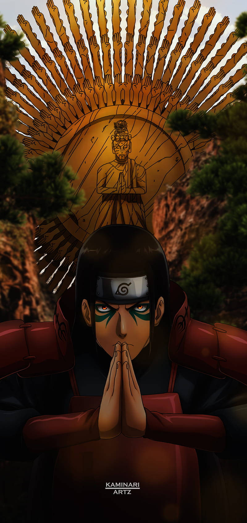 Hashirama điện thoại fanart mạnh mẽ Hình nền