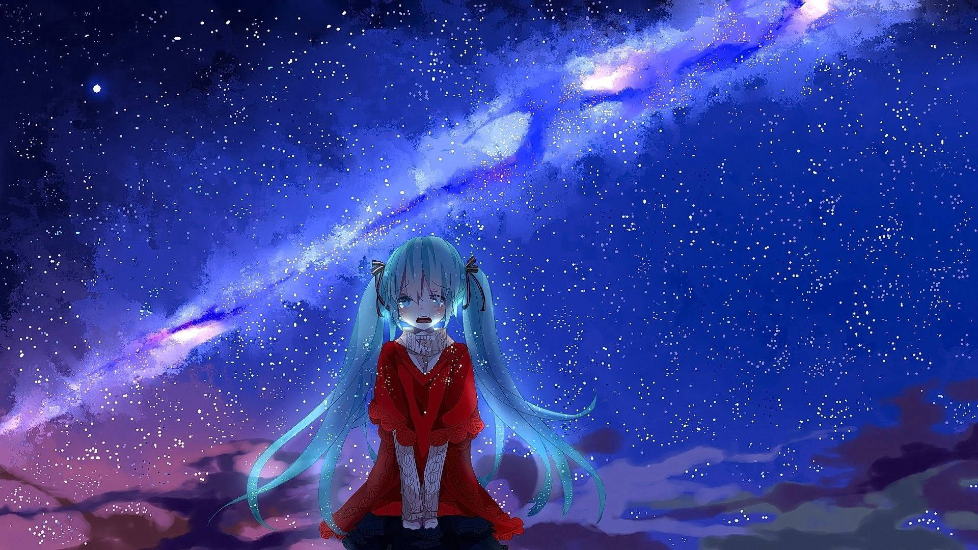 Hatsune Miku Anime Buồn Thẩm Mỹ