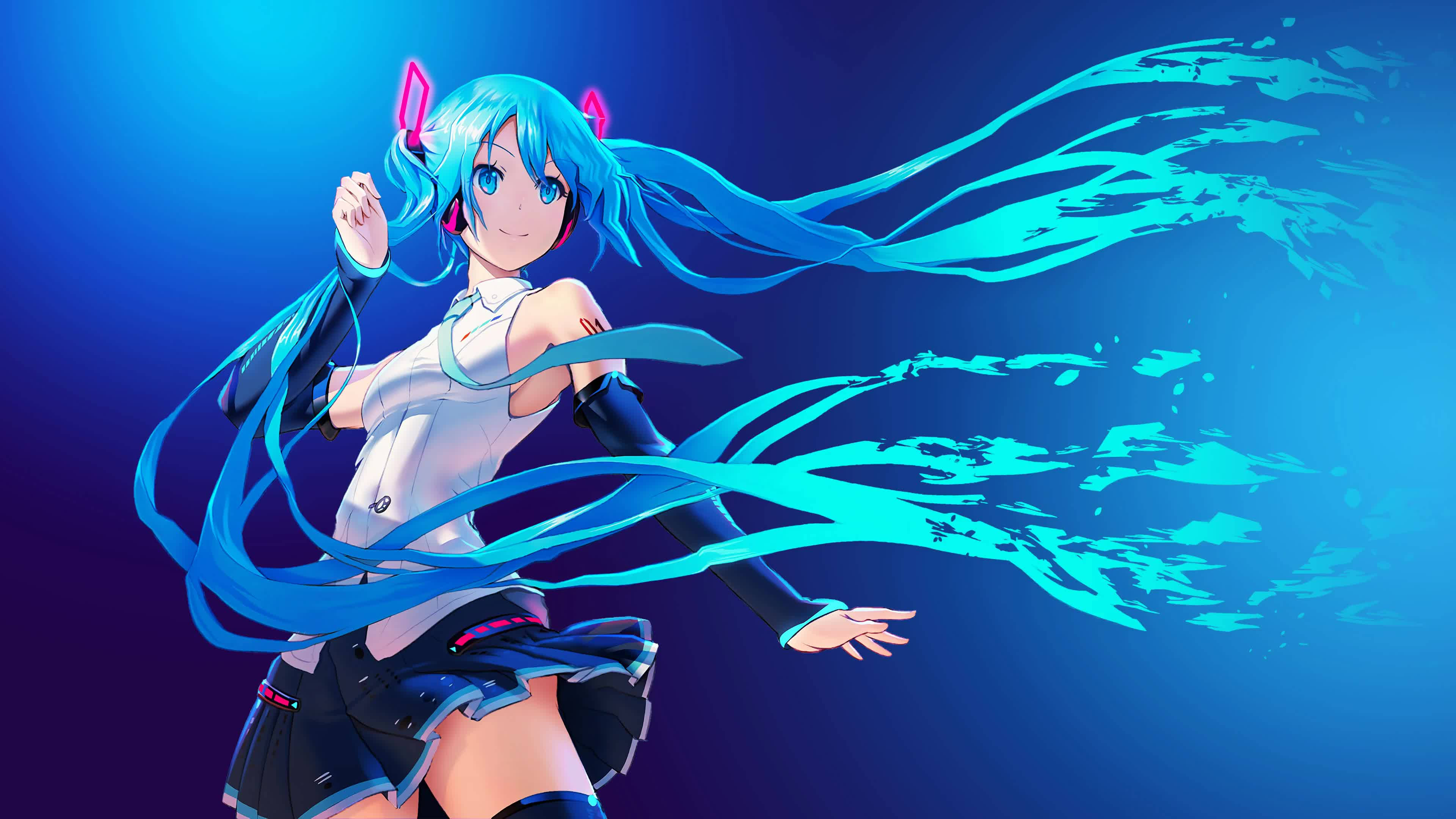 Hatsune Miku Anime Live Hình nền