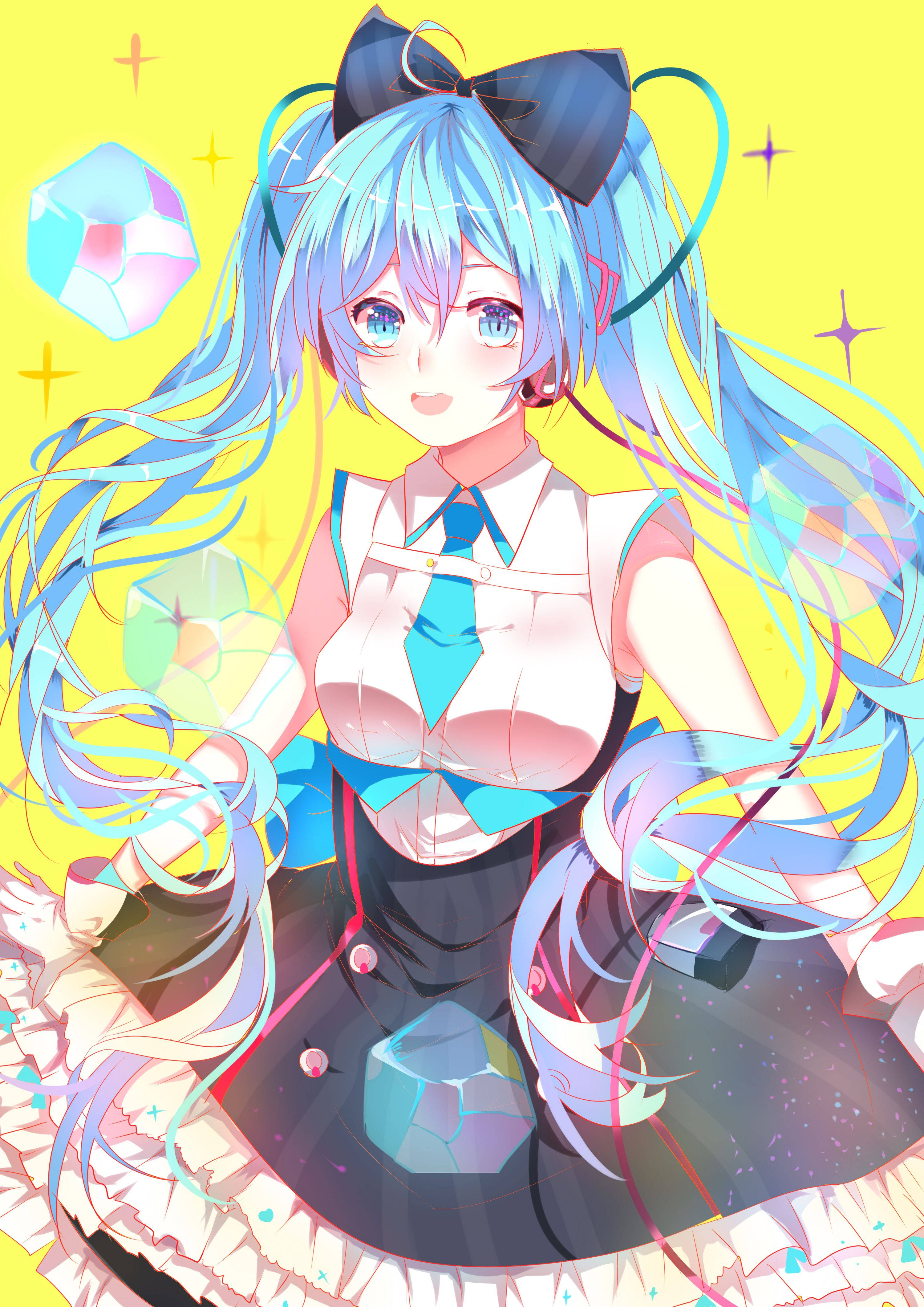 Hatsune Miku, hiện tượng VOCALOID và ngôi sao nhạc pop kỹ thuật số Hình nền