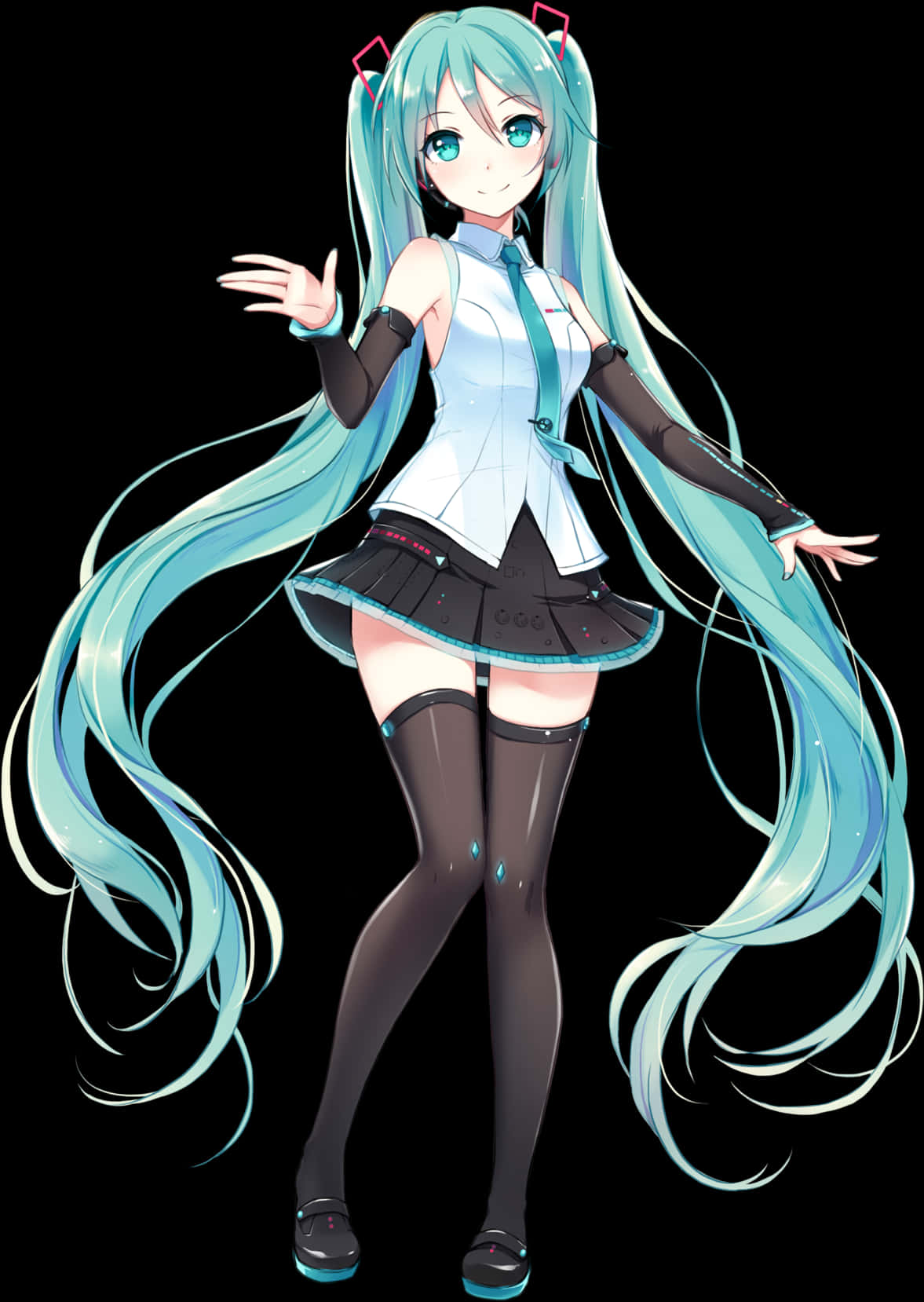 Hatsune Miku Tư Thế Diva Ảo Hình nền
