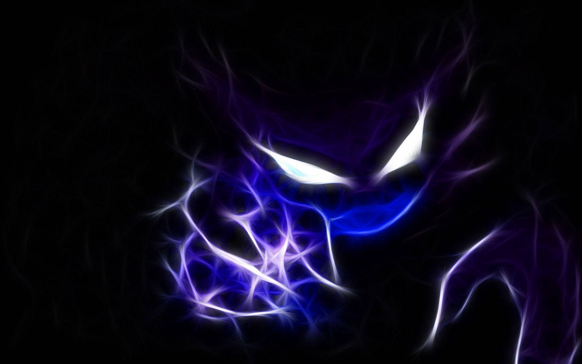Haunter Pokemon Ma Quái Sống Động 3D Hình nền