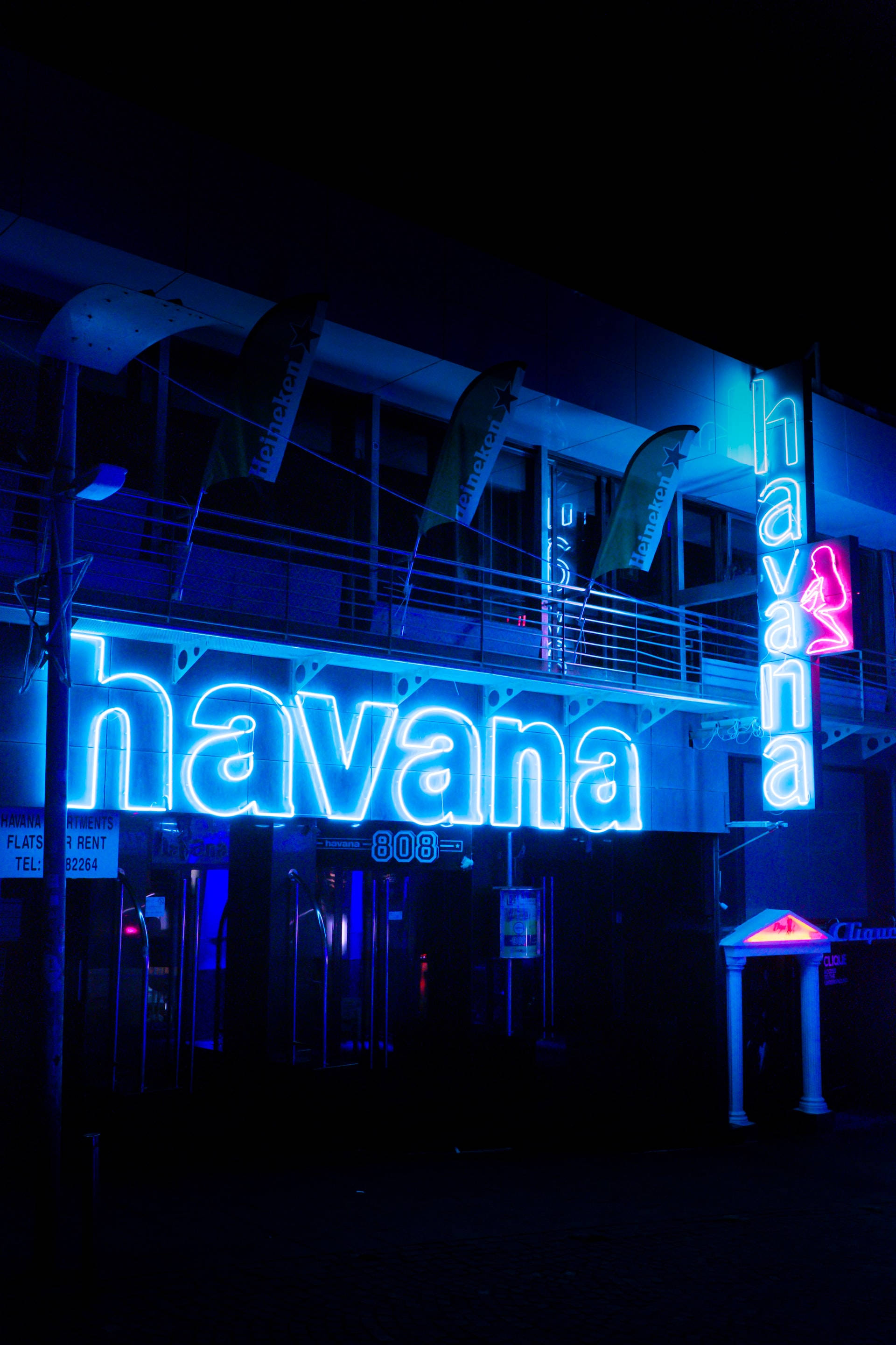 Havana Trên Nền Xanh Neon iPhone Hình nền