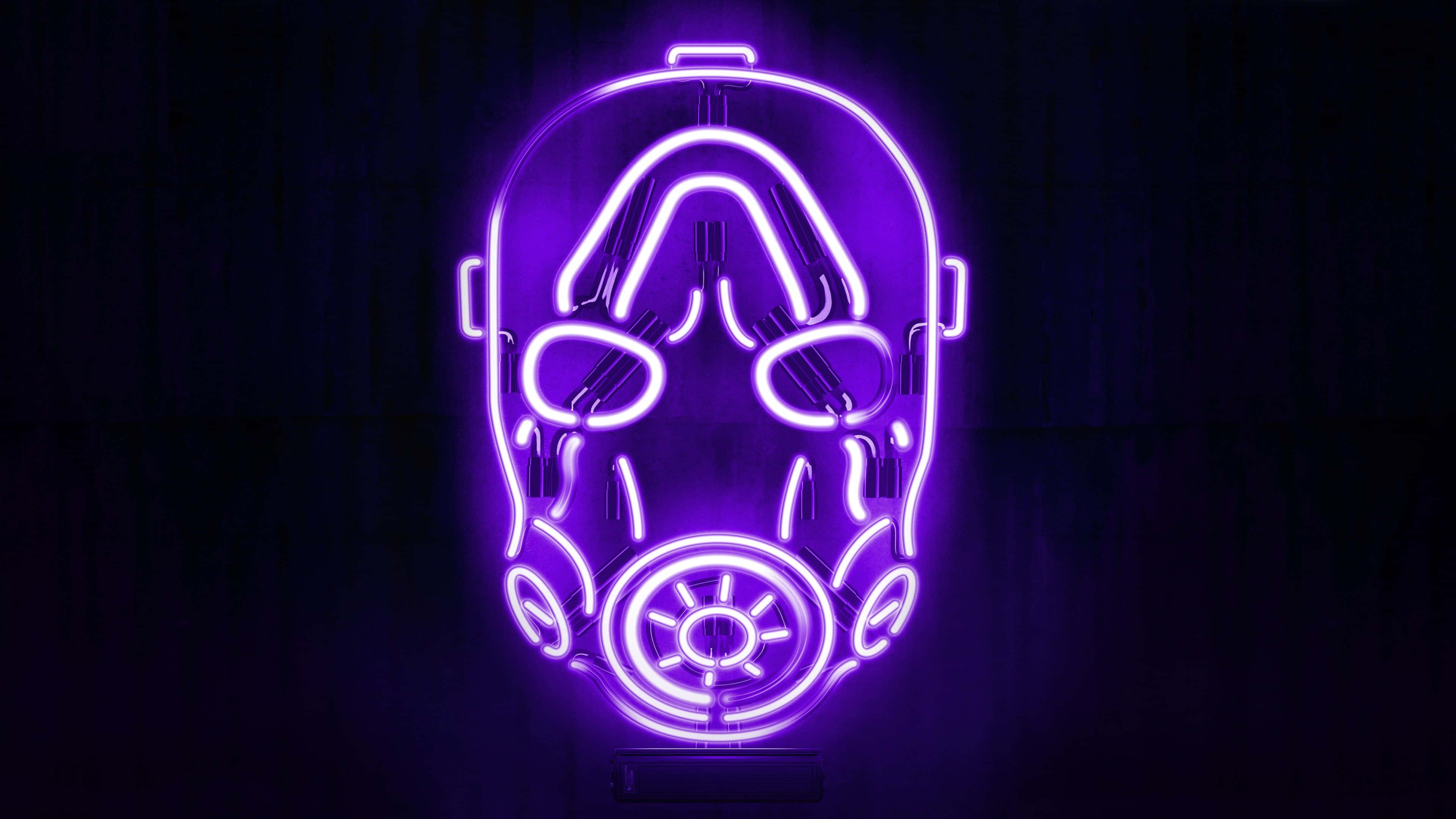 "Hãy bước vào thế giới hoang dã hơn với Neon Tím!" Hình nền
