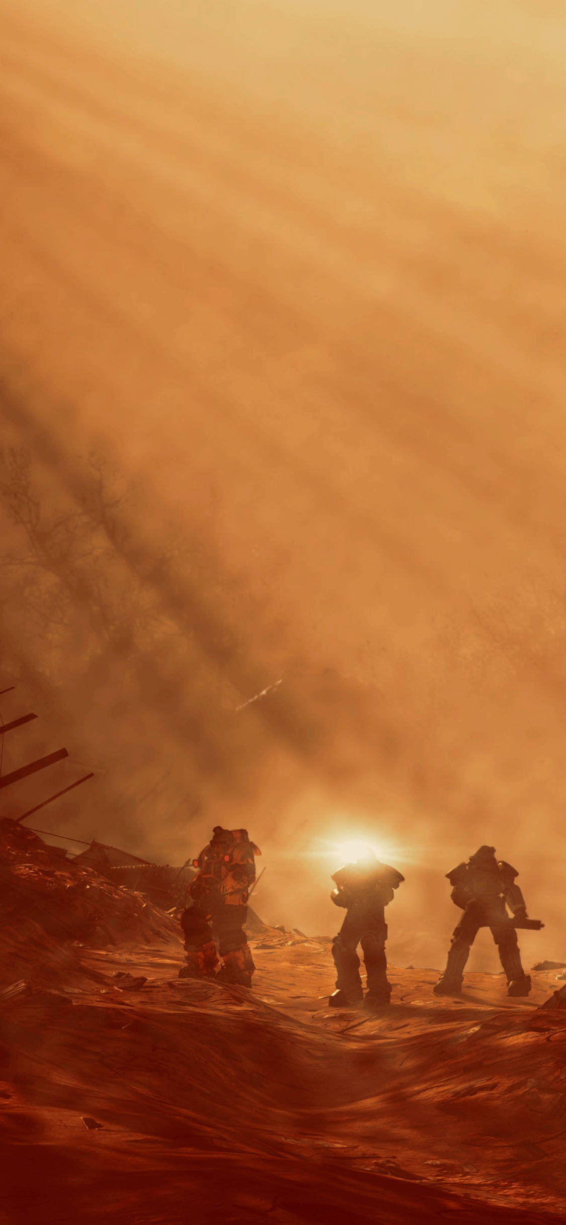 Hãy chuẩn bị Bộ Giáp Sức Mạnh và sẵn sàng khám phá vùng đất hoang tàn của Fallout 76! Hình nền