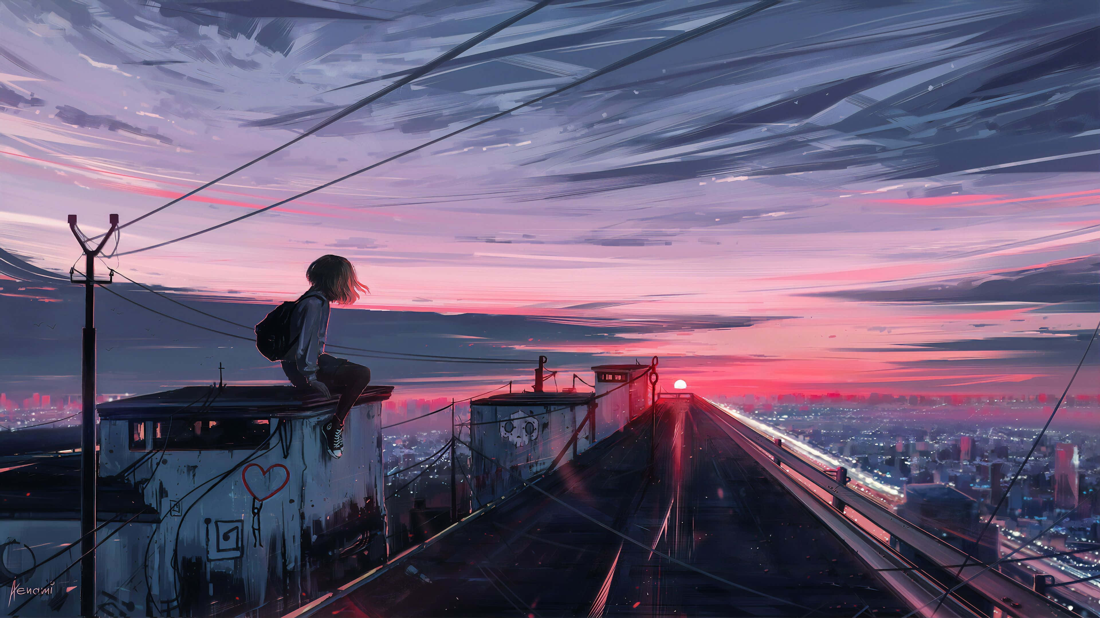 Hãy để trí tưởng tượng của bạn bay cao với Anime 4K! Hình nền