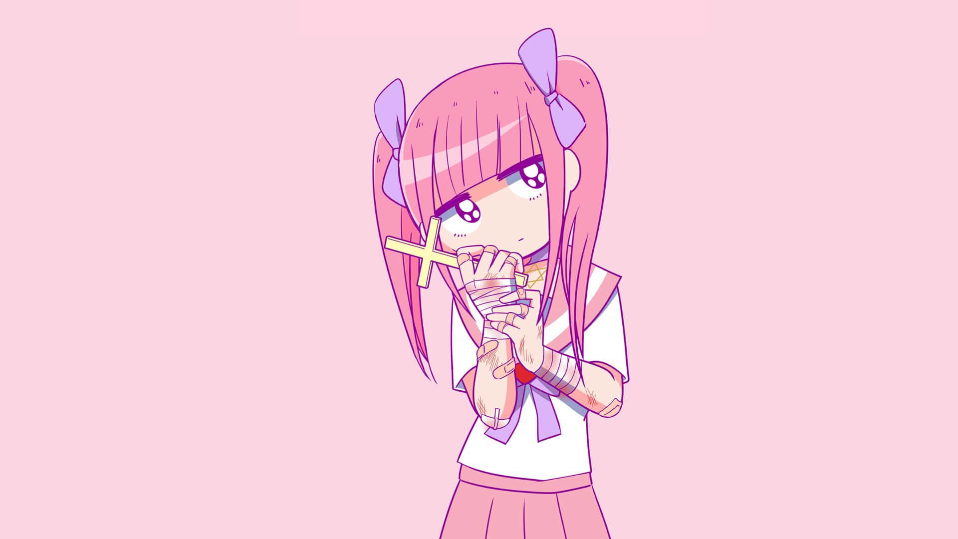 Hãy là chính mình và tỏa sáng cùng Kawaii Pink Hình nền