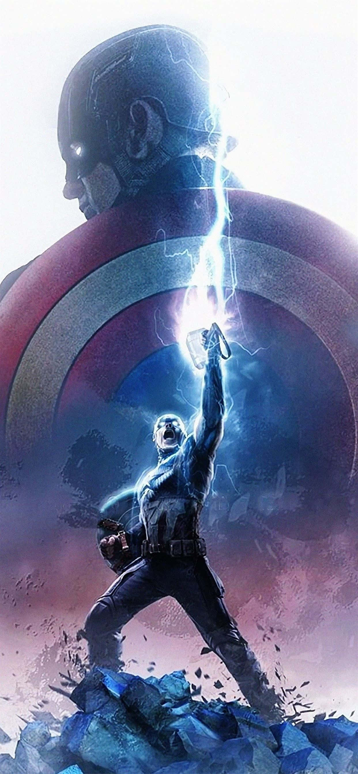 "Hãy Ngầu Như Captain America" Hình nền