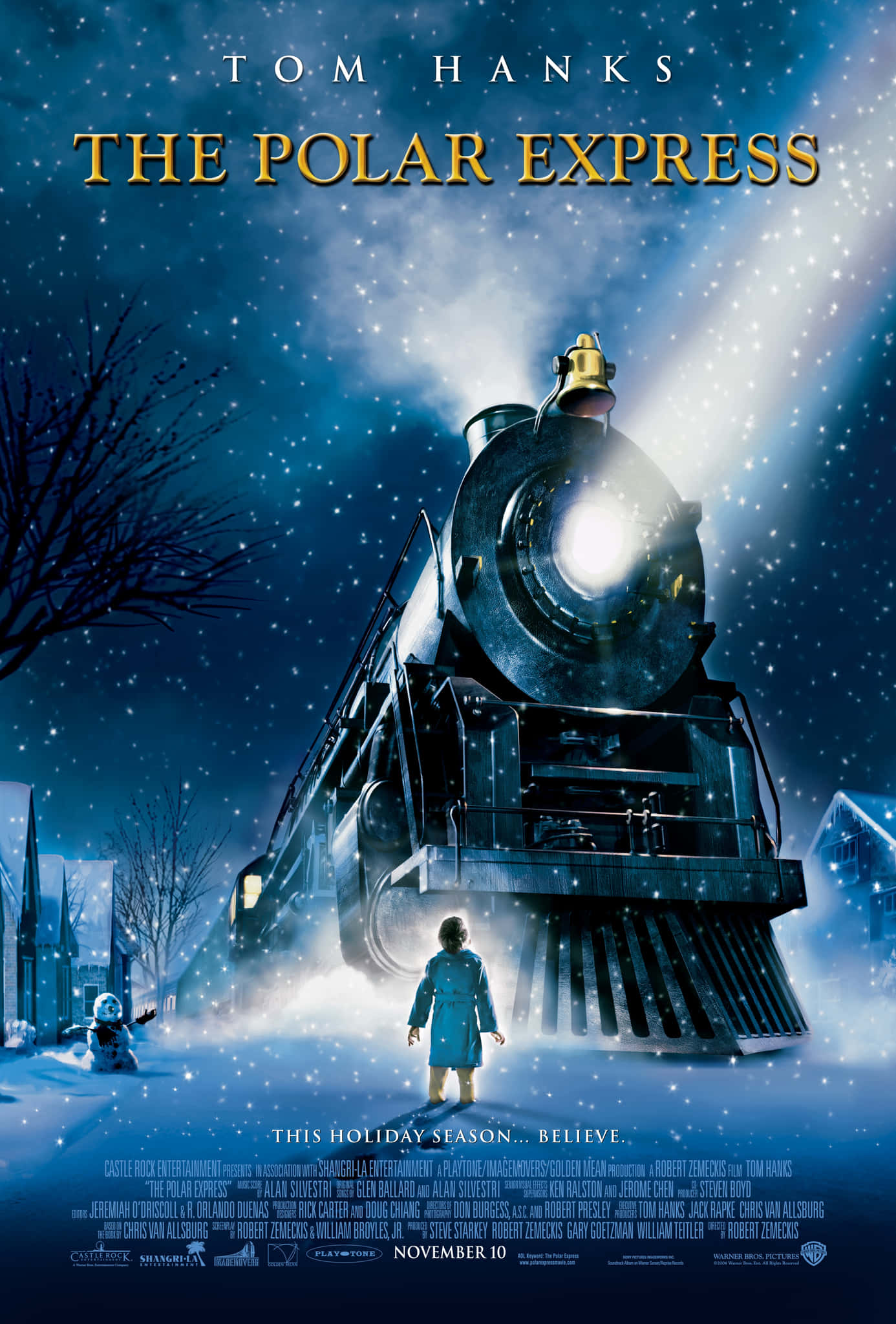 Hãy sẵn sàng cho chuyến hành trình một đời trên tàu Polar Express! Hình nền