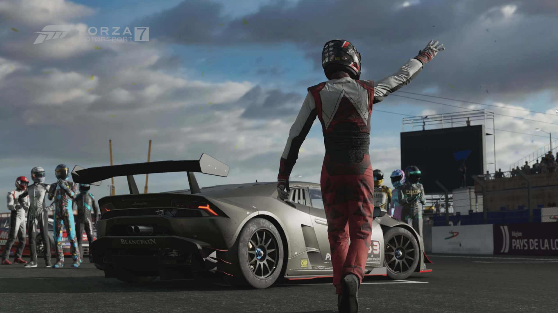 HD Forza Motorsport 7 Nền & Tay Đua Vẫy Tay Hình nền