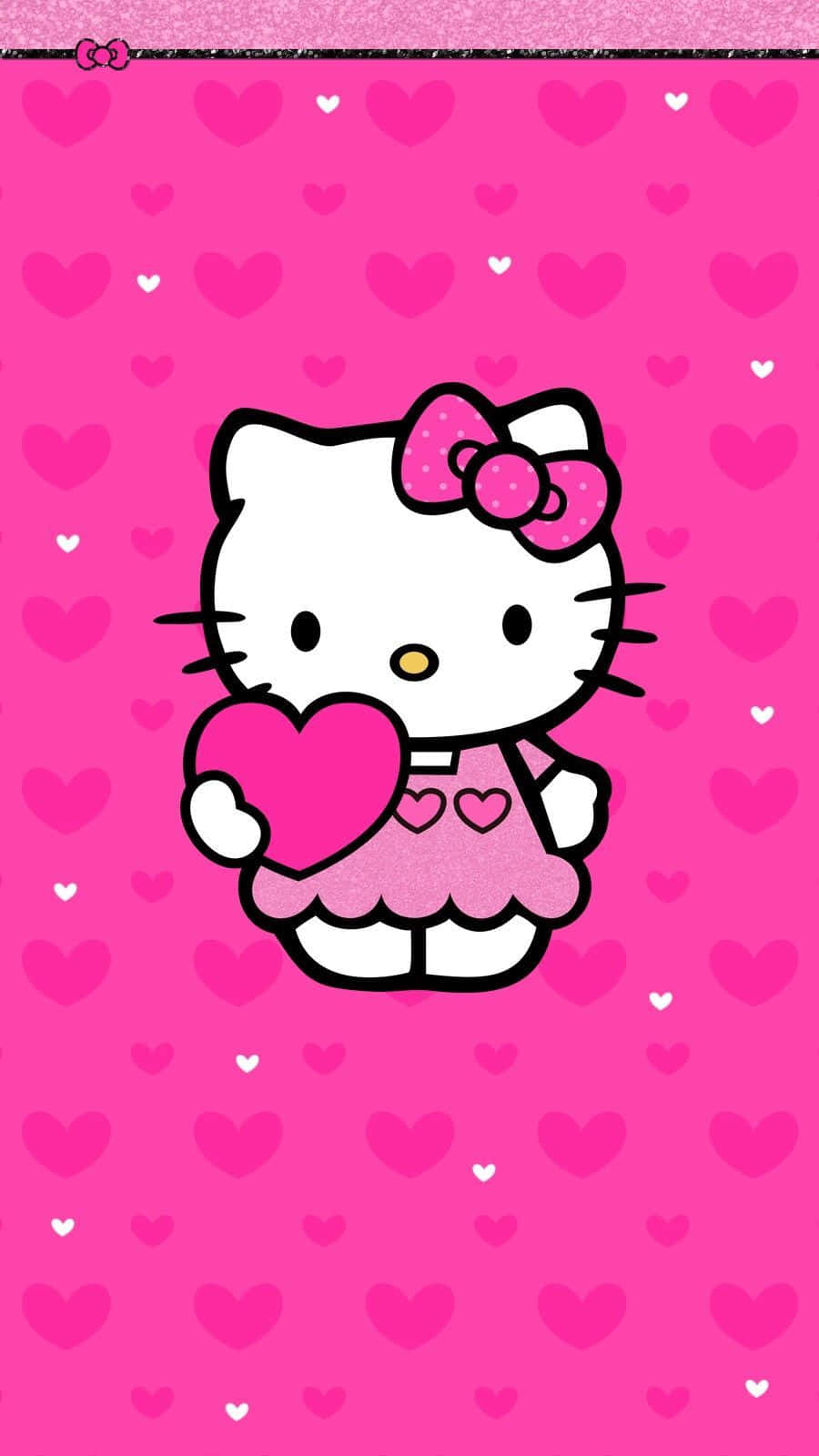 Hello Kitty dễ thương tận hưởng ngày hè ấm áp Hình nền