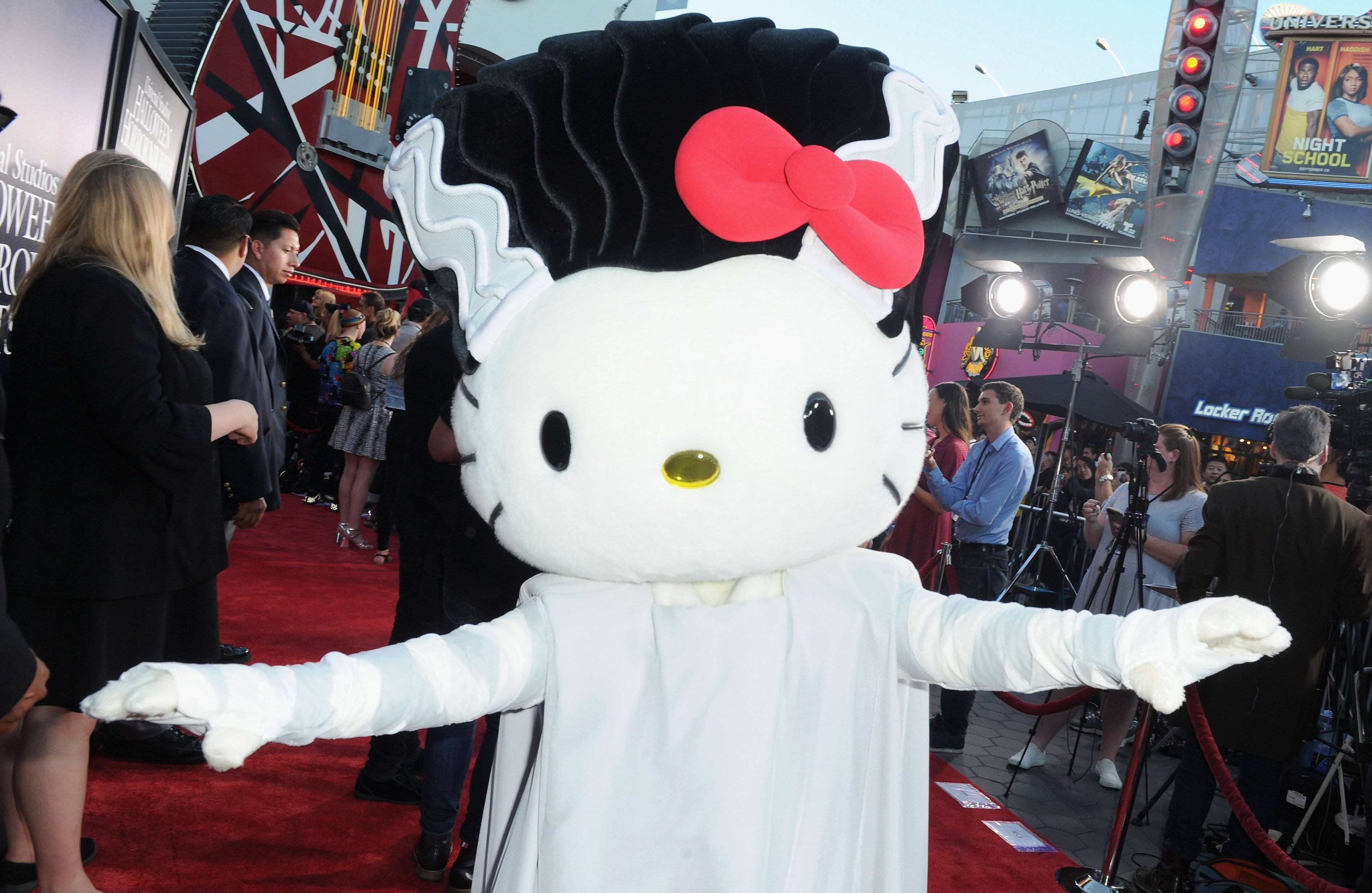 Hello Kitty Halloween Xác Ướp Ma Quái Hình nền