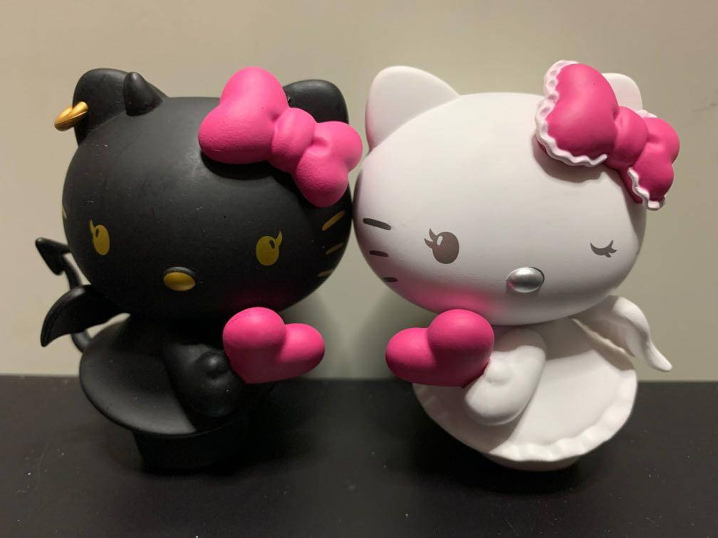 Hello Kitty Halloween đen trắng Hình nền