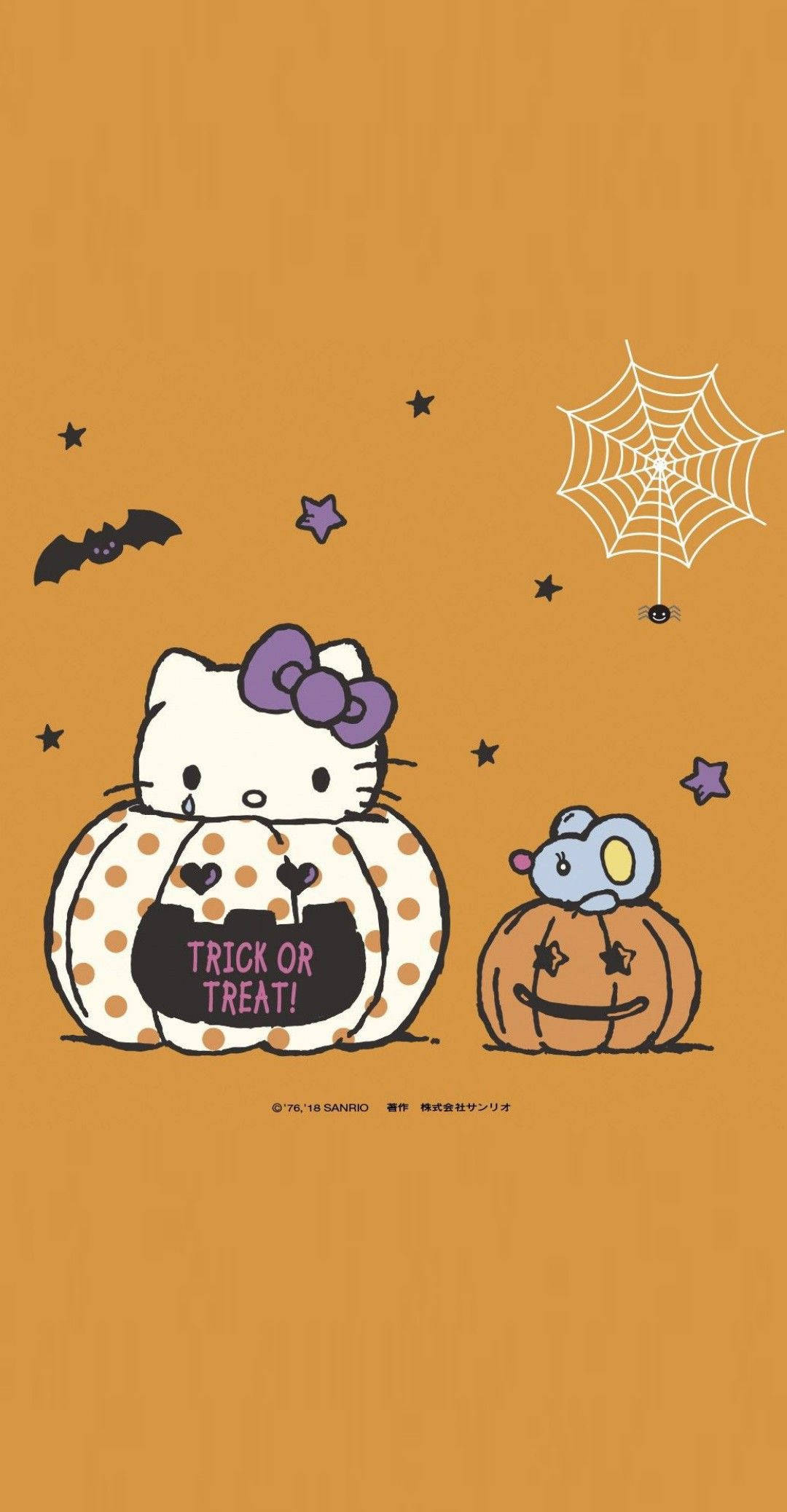 Hello Kitty Halloween Nghệ Thuật Dễ Thương Hình nền