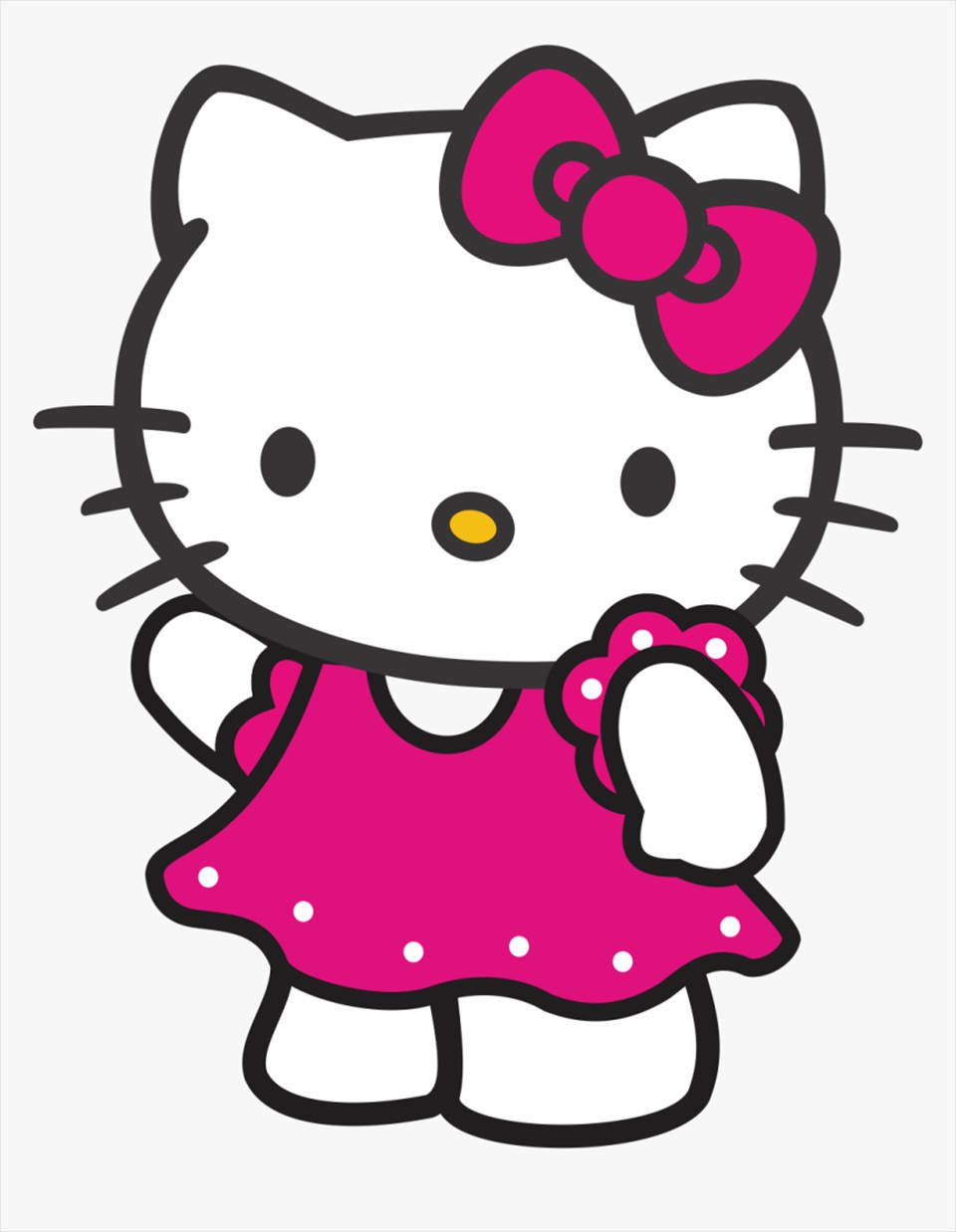 Hello Kitty Hoạt Hình Váy Hồng Ảnh Đại Diện Hình nền