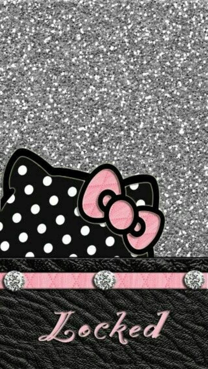 Hello Kitty hồng và đen Hình nền