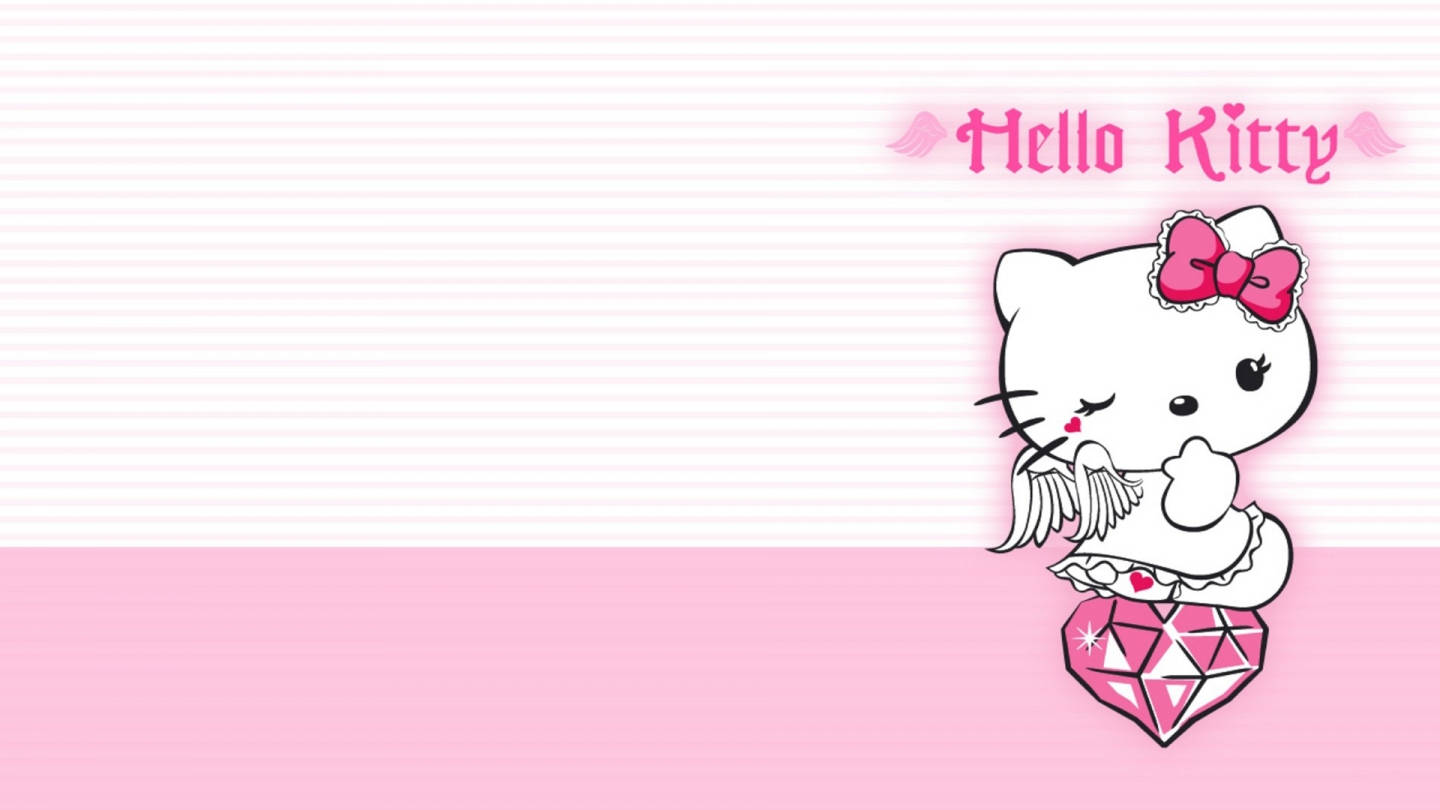 Hello Kitty Kim Cương Thẩm Mỹ Hình nền