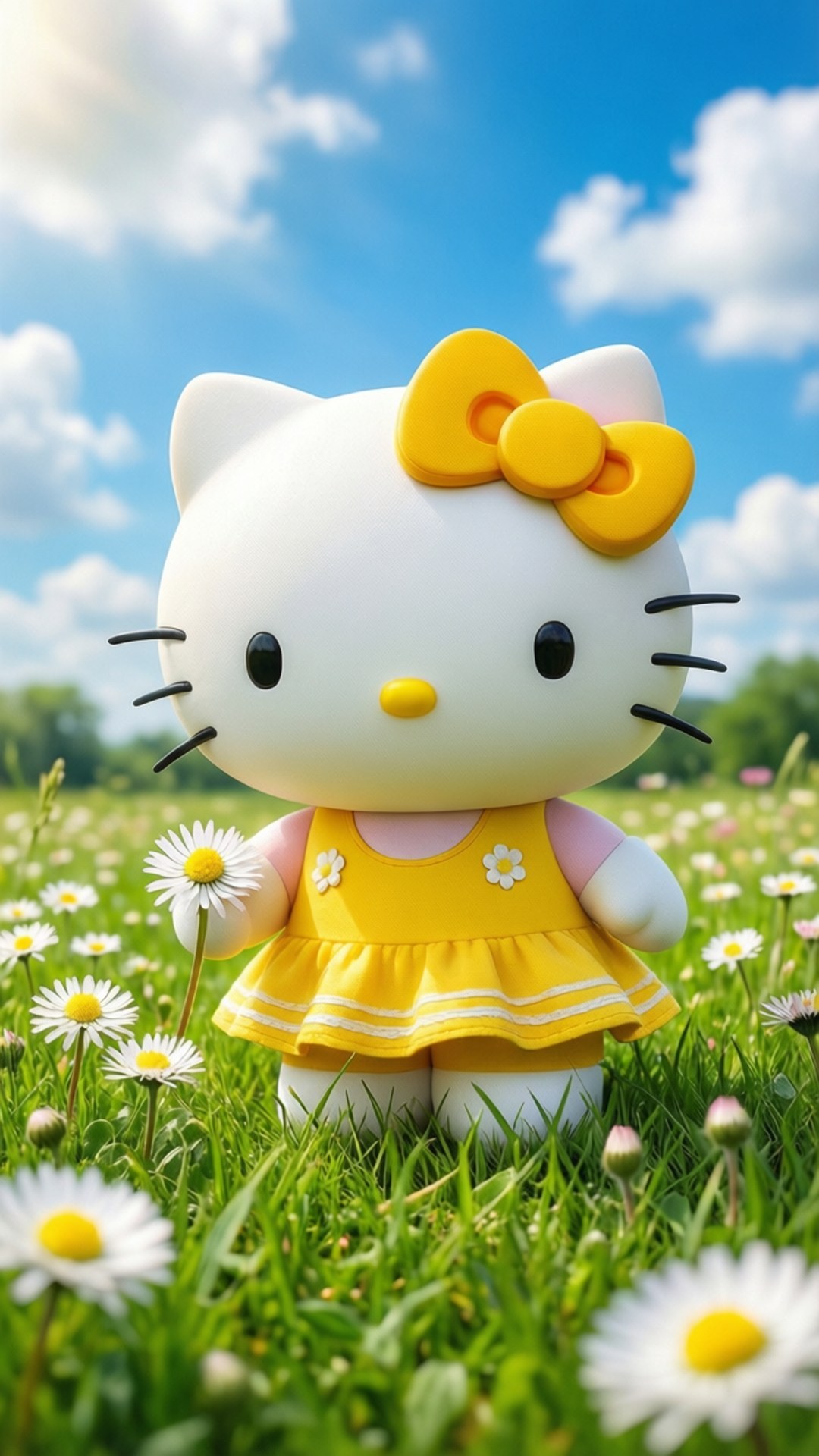 Hello Kitty Ngày Nắng Đẹp Hình nền