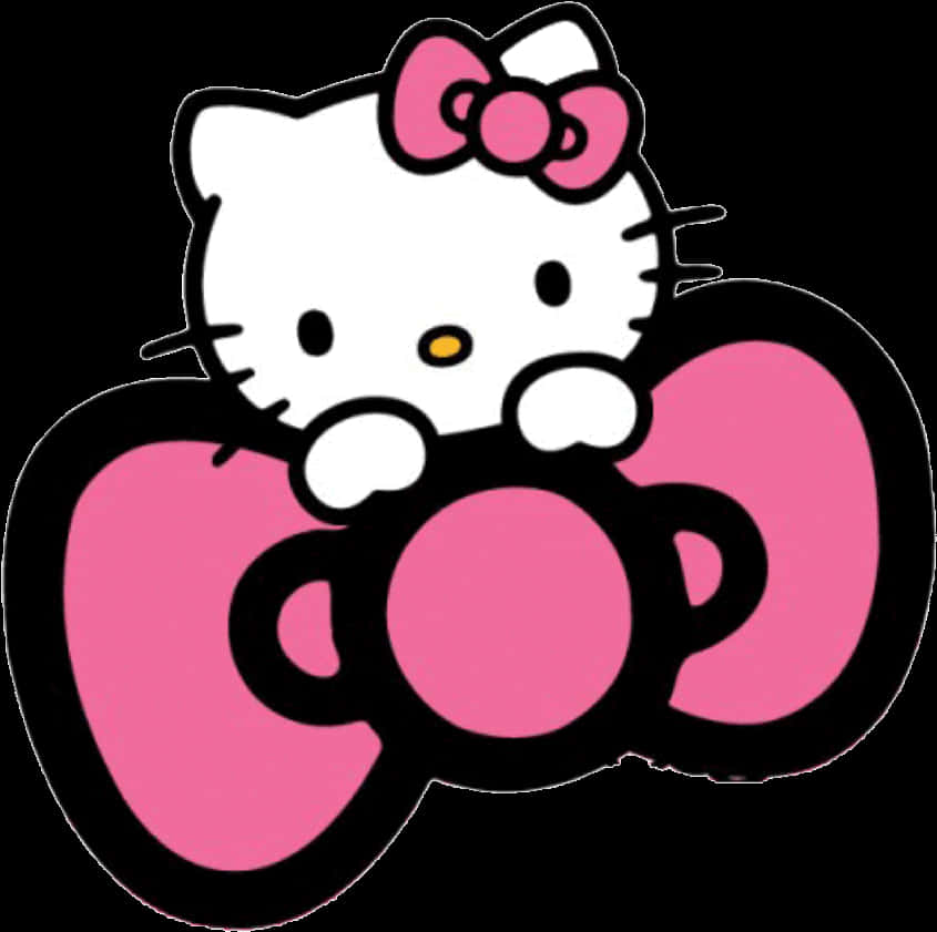 Hello Kitty Nơ Hồng Hình nền