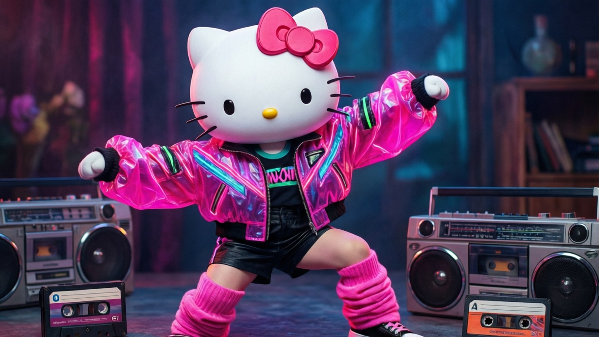 Hello Kitty Retro Hình nền