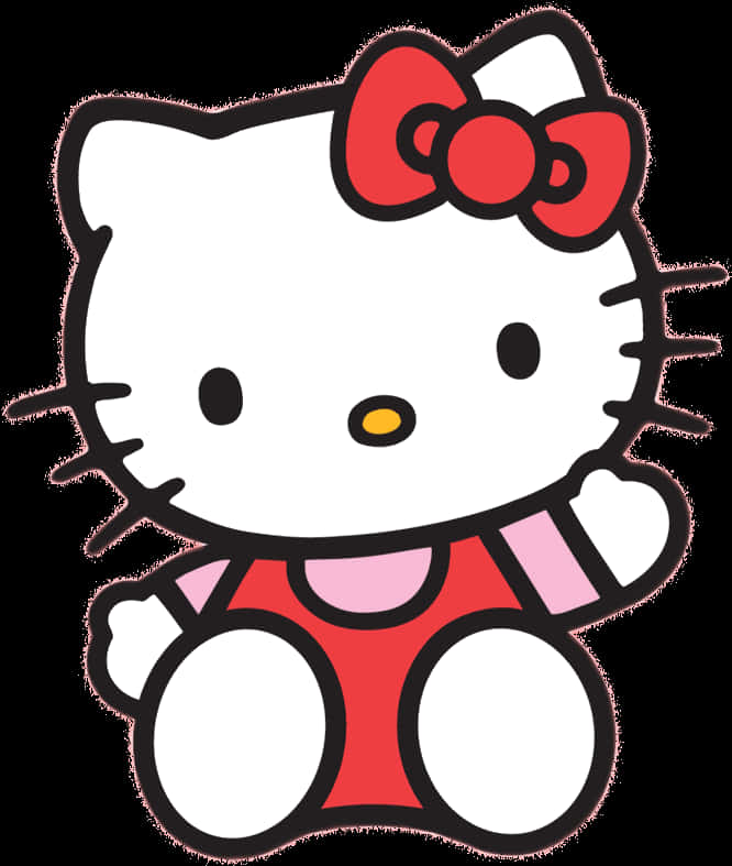 Hello Kitty Tư Thế Cổ Điển Hình nền