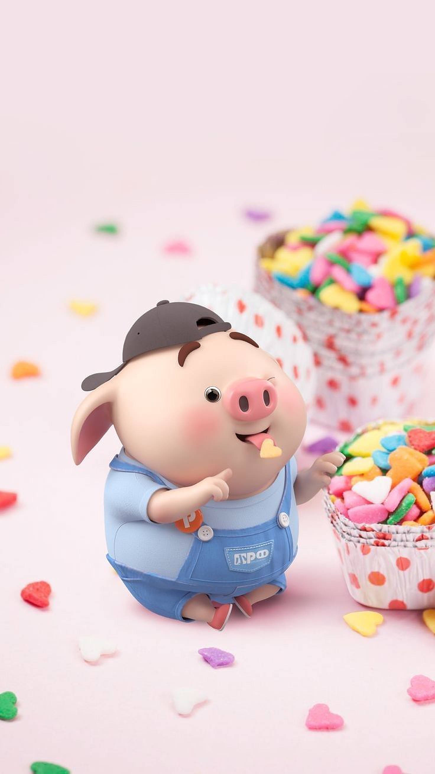 Heo Hoạt Hình 3D Dễ Thương Hình nền